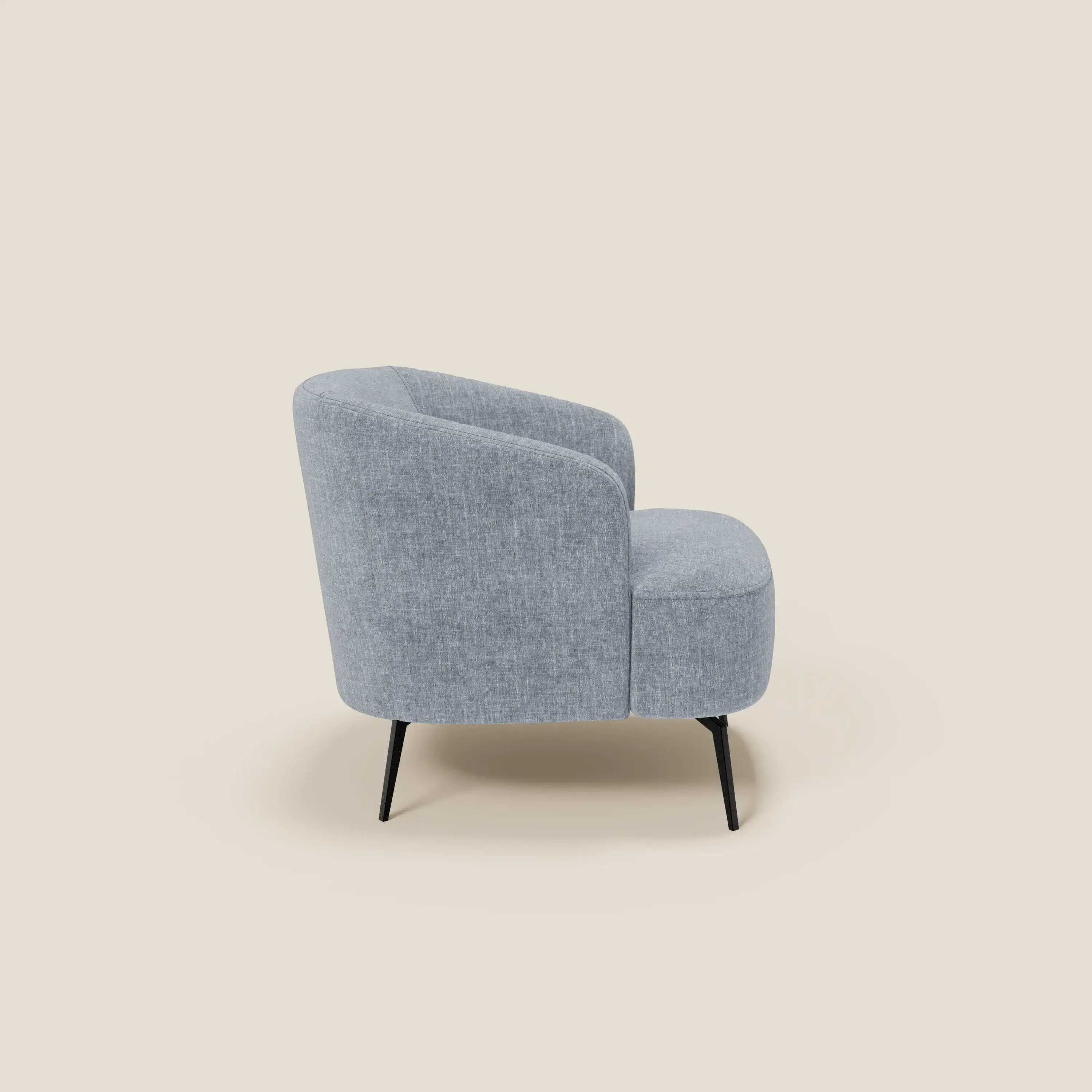 Renoa Fauteuil d'élégance moderne en tissu lavable T24 bleu pastel - Image 3