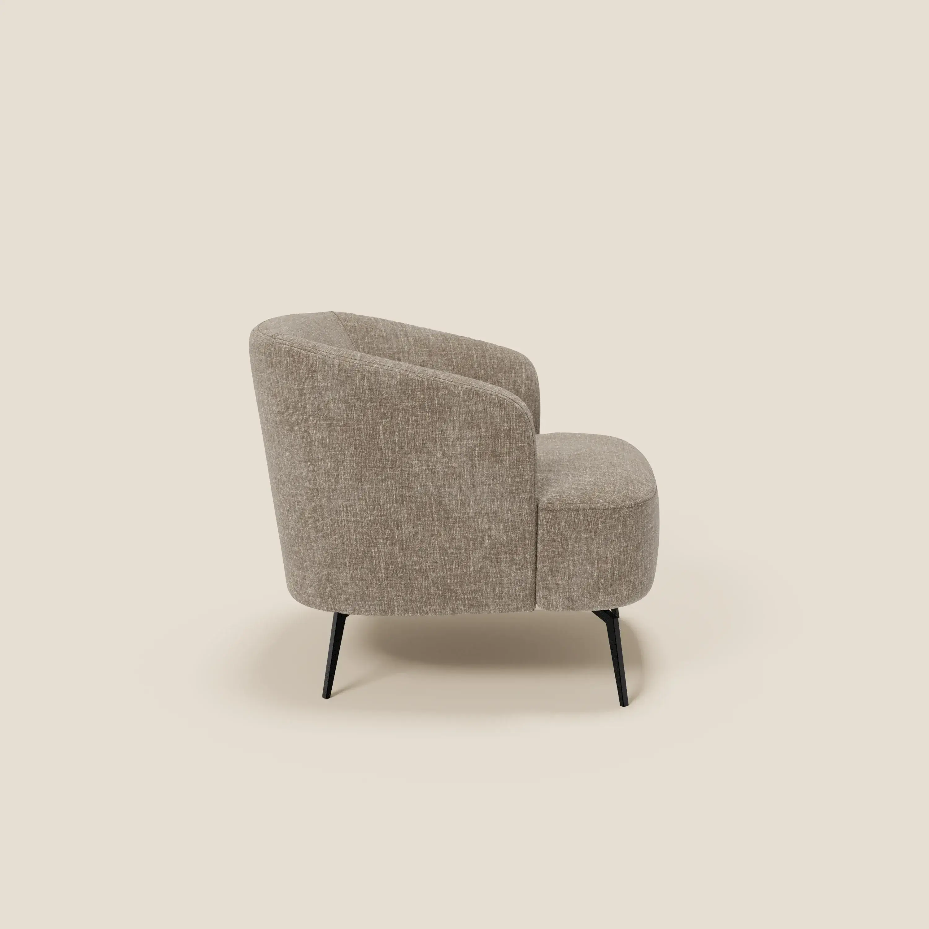 Renoa Fauteuil d'élégance moderne en tissu lavable T24 brun taupe - Image 3