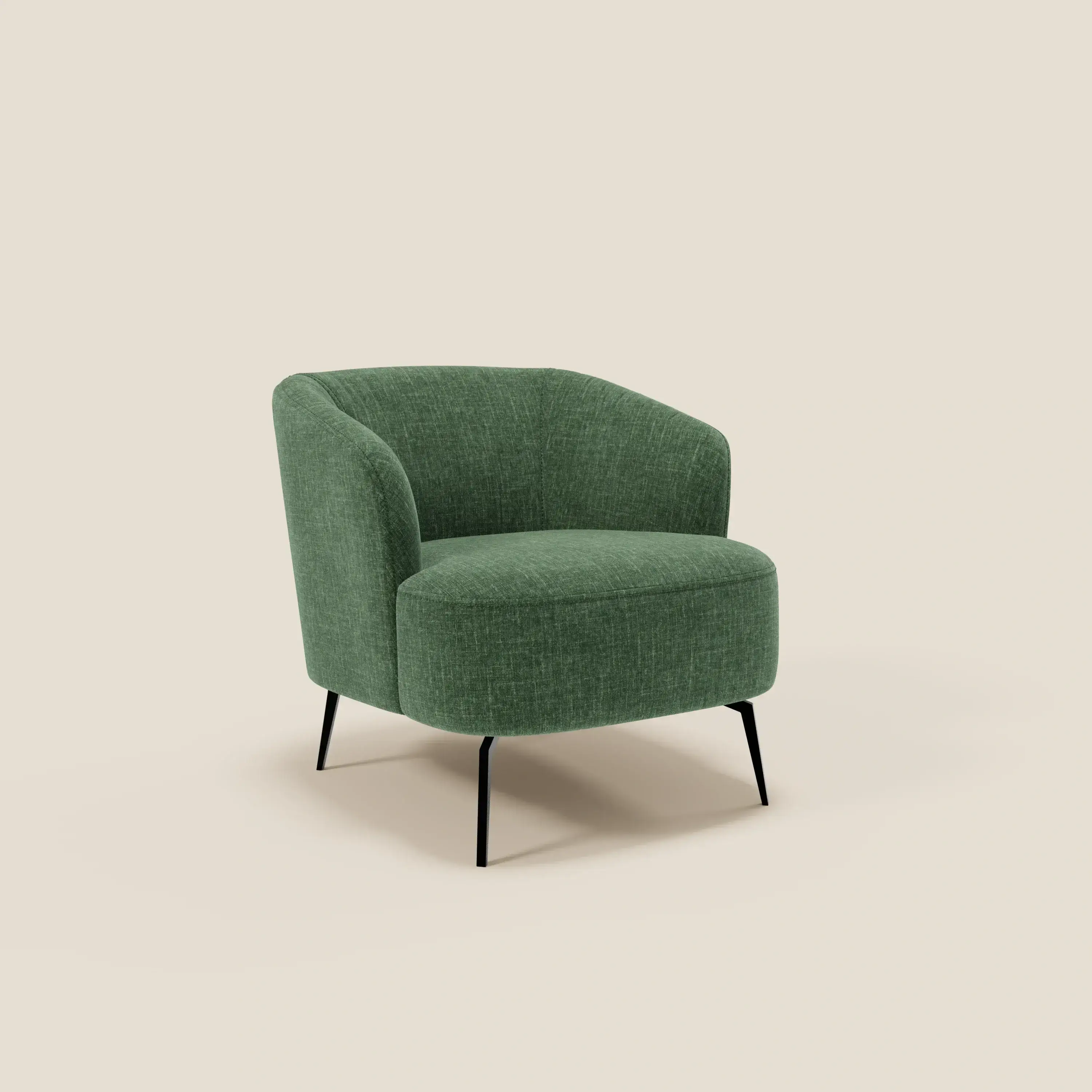 Renoa Fauteuil d'élégance moderne en tissu lavable T24 vert olive - Image 2