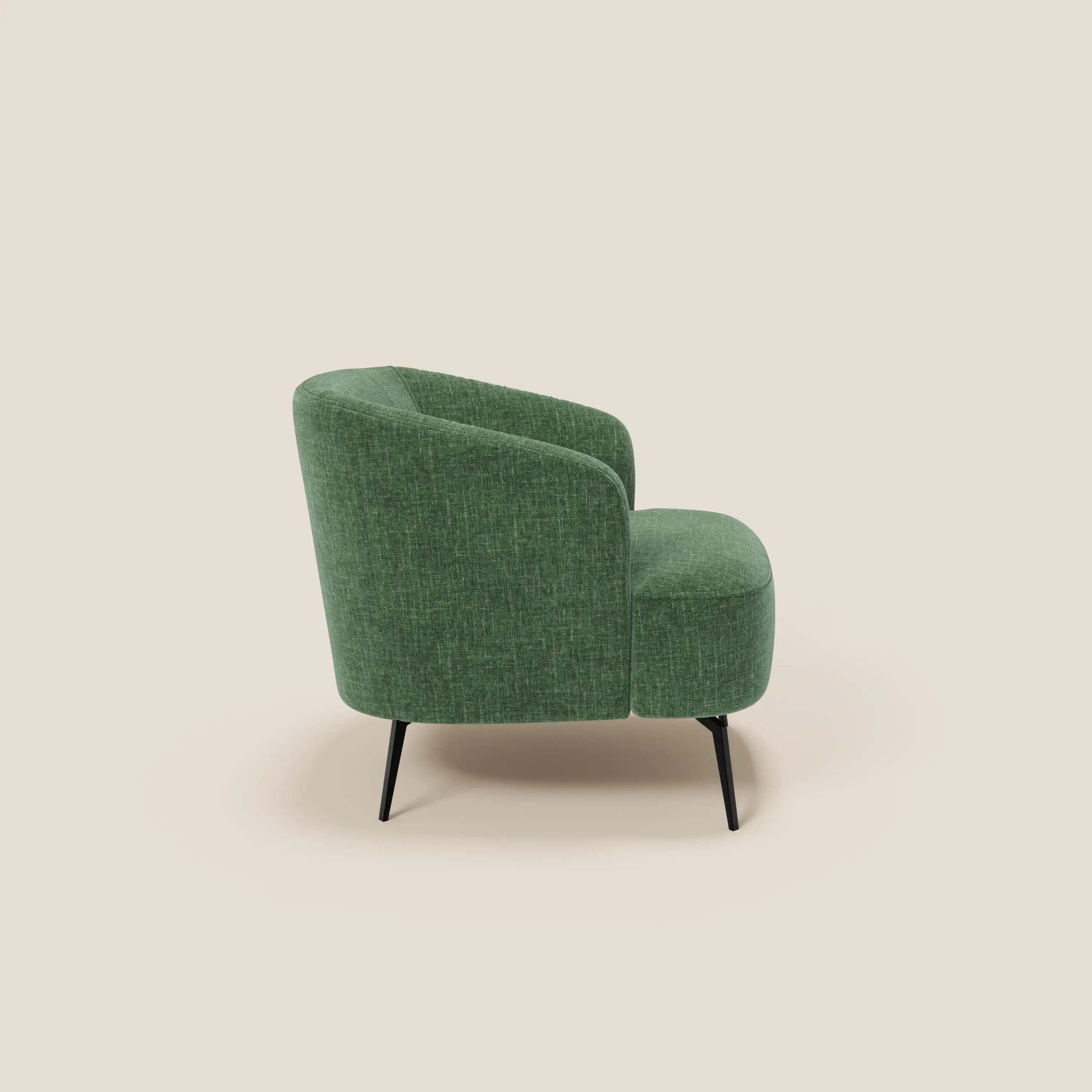 Renoa Fauteuil d'élégance moderne en tissu lavable T24 vert olive - Image 3