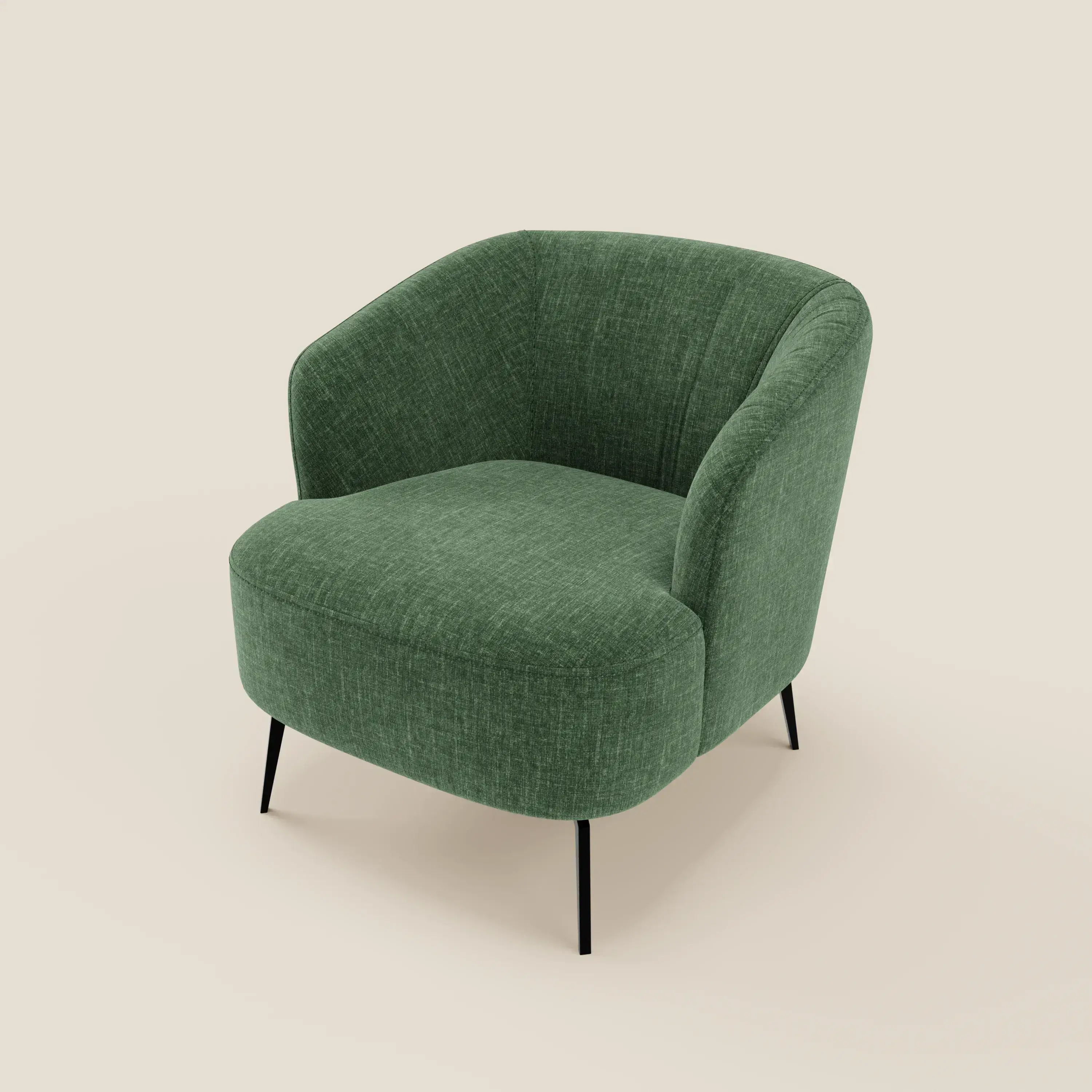 Renoa Fauteuil d'élégance moderne en tissu lavable T24 vert olive - Image 8