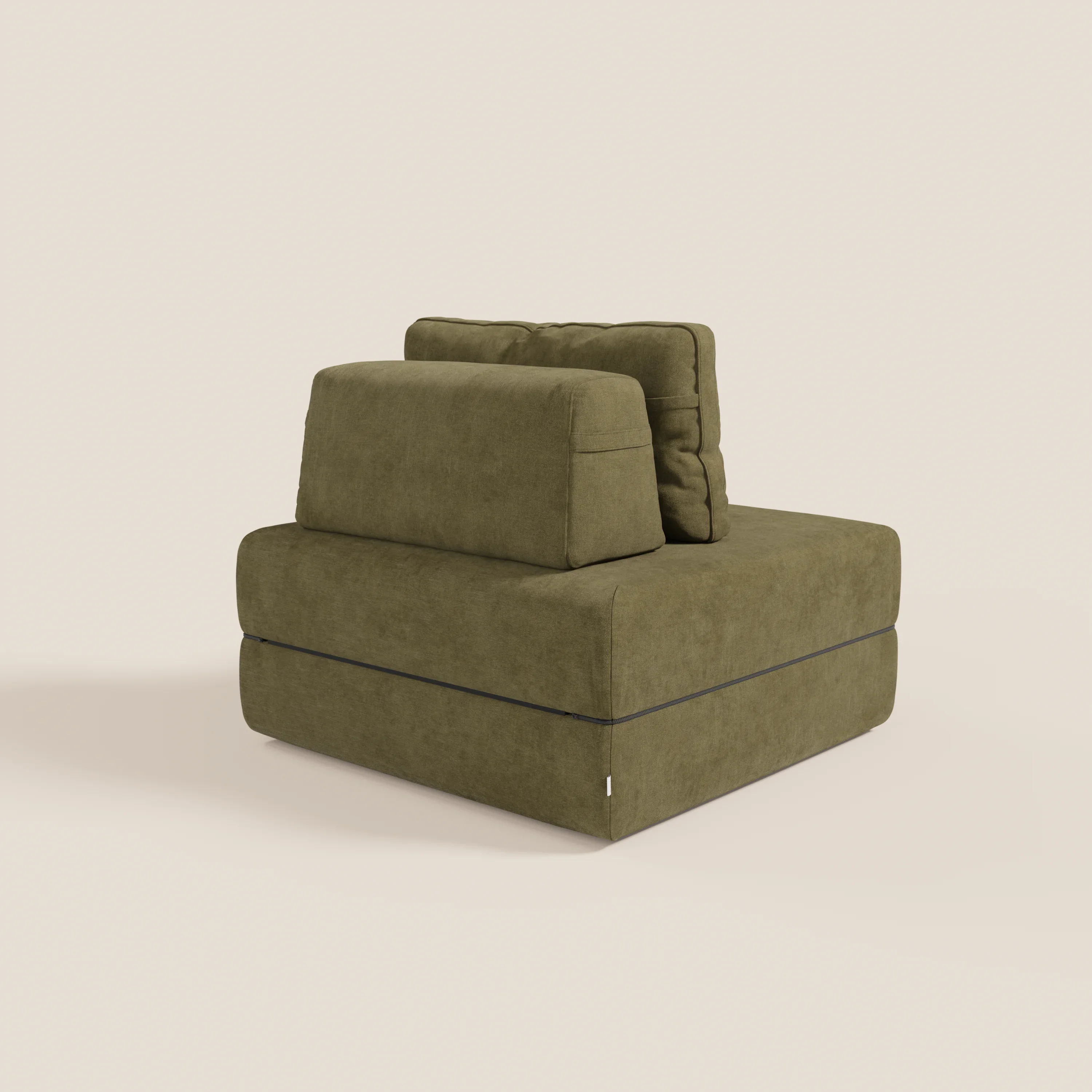 Rift fauteuil-lit Édition STRANGER THINGS avec matelas de 22 cm d'épaisseur et mousse à mémoire de forme - tissu détachable Rouge - Image 10