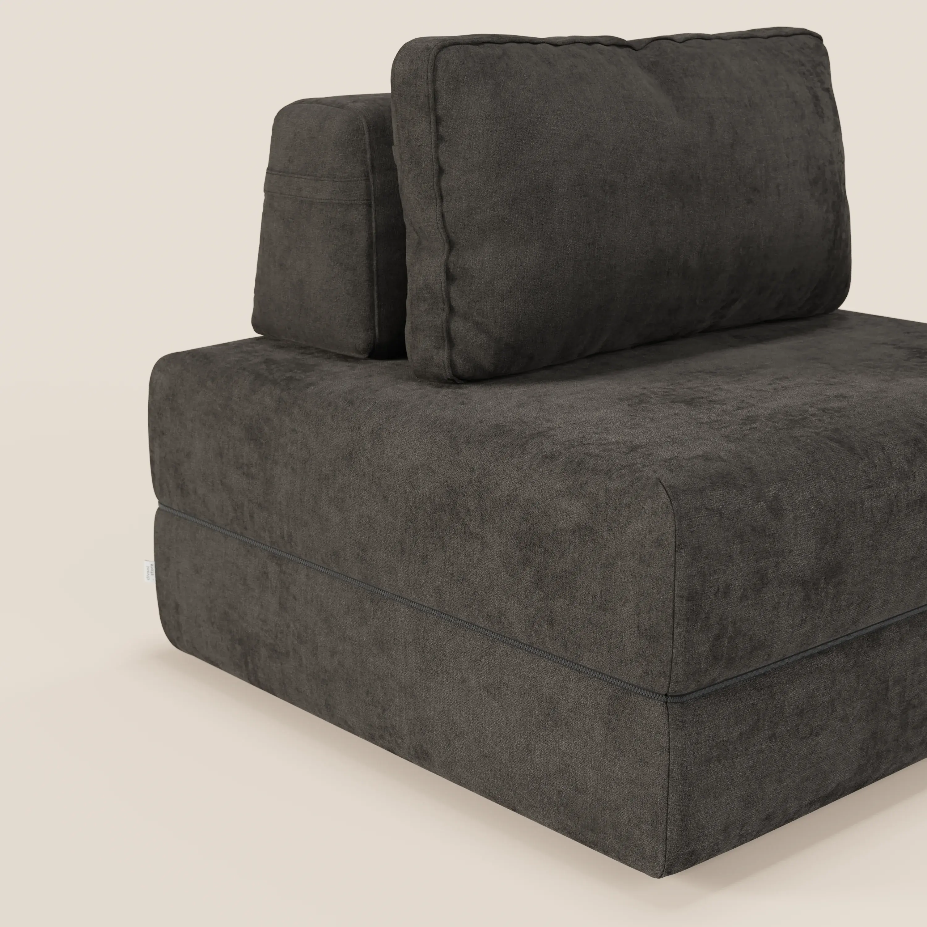Rift fauteuil-lit Édition STRANGER THINGS avec matelas de 22 cm d'épaisseur et mousse à mémoire de forme - tissu détachable Rouge - Image 101