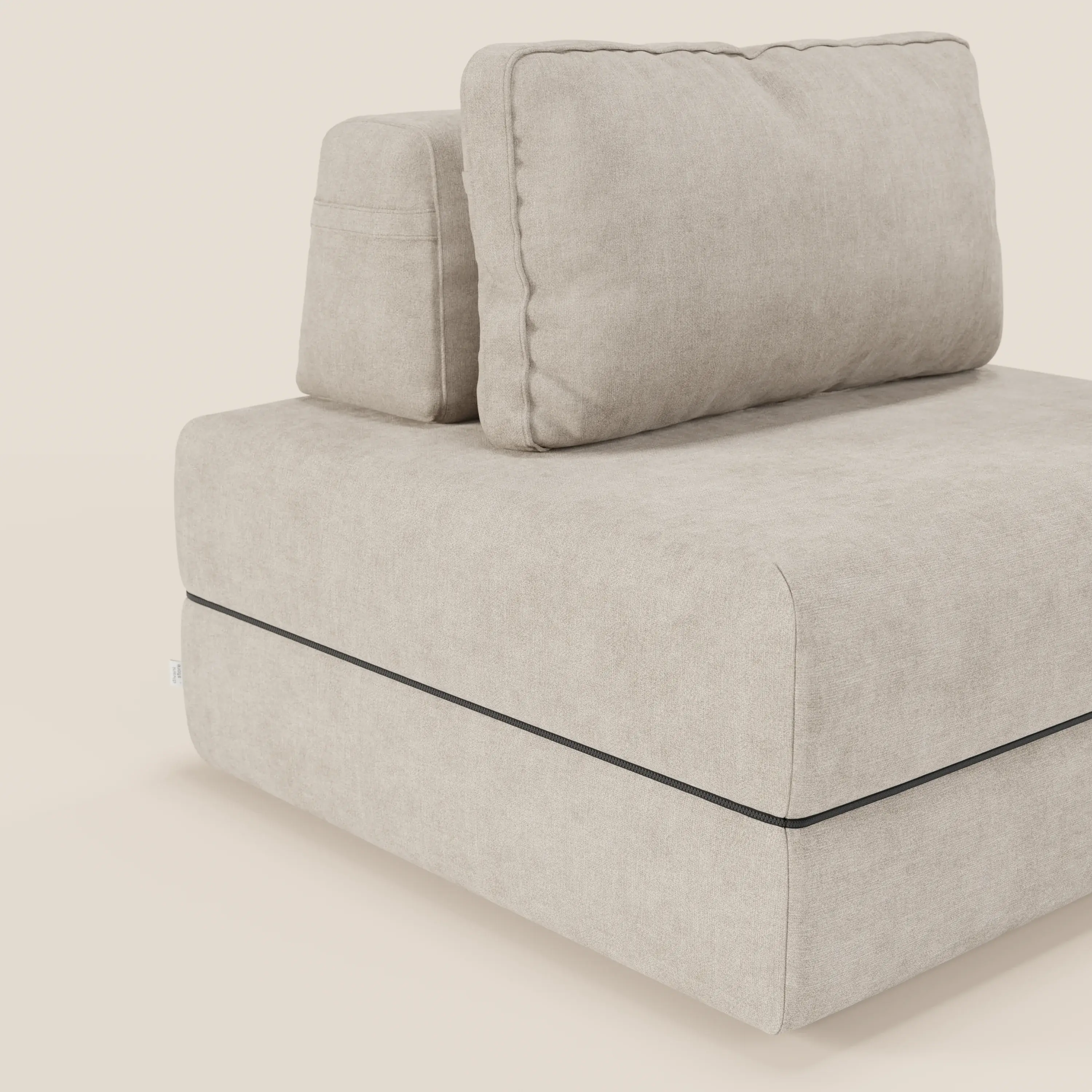 Rift fauteuil-lit Édition STRANGER THINGS avec matelas de 22 cm d'épaisseur et mousse à mémoire de forme - tissu détachable Rouge - Image 113