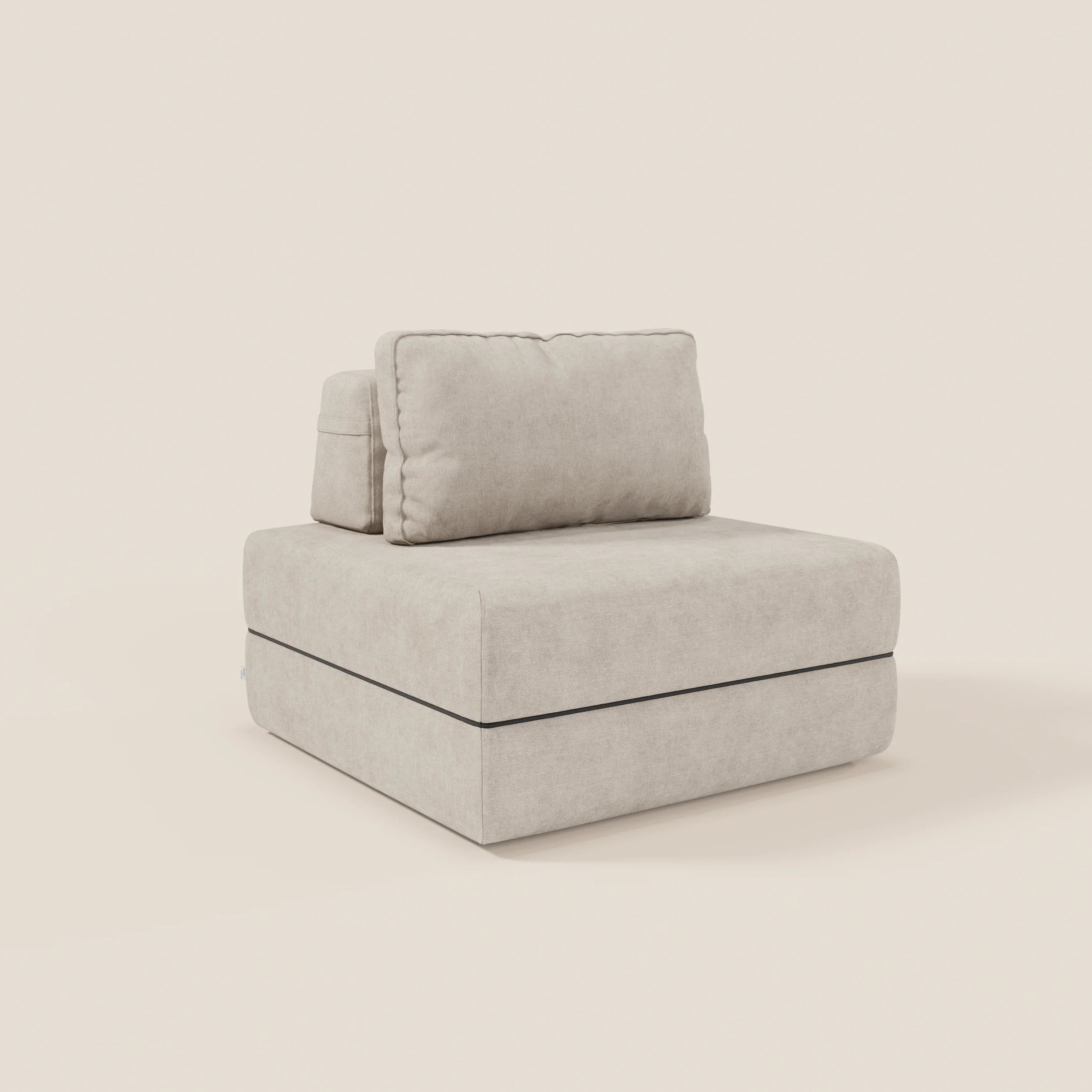 Rift fauteuil-lit Édition STRANGER THINGS avec matelas de 22 cm d'épaisseur et mousse à mémoire de forme - tissu détachable Rouge - Image 114