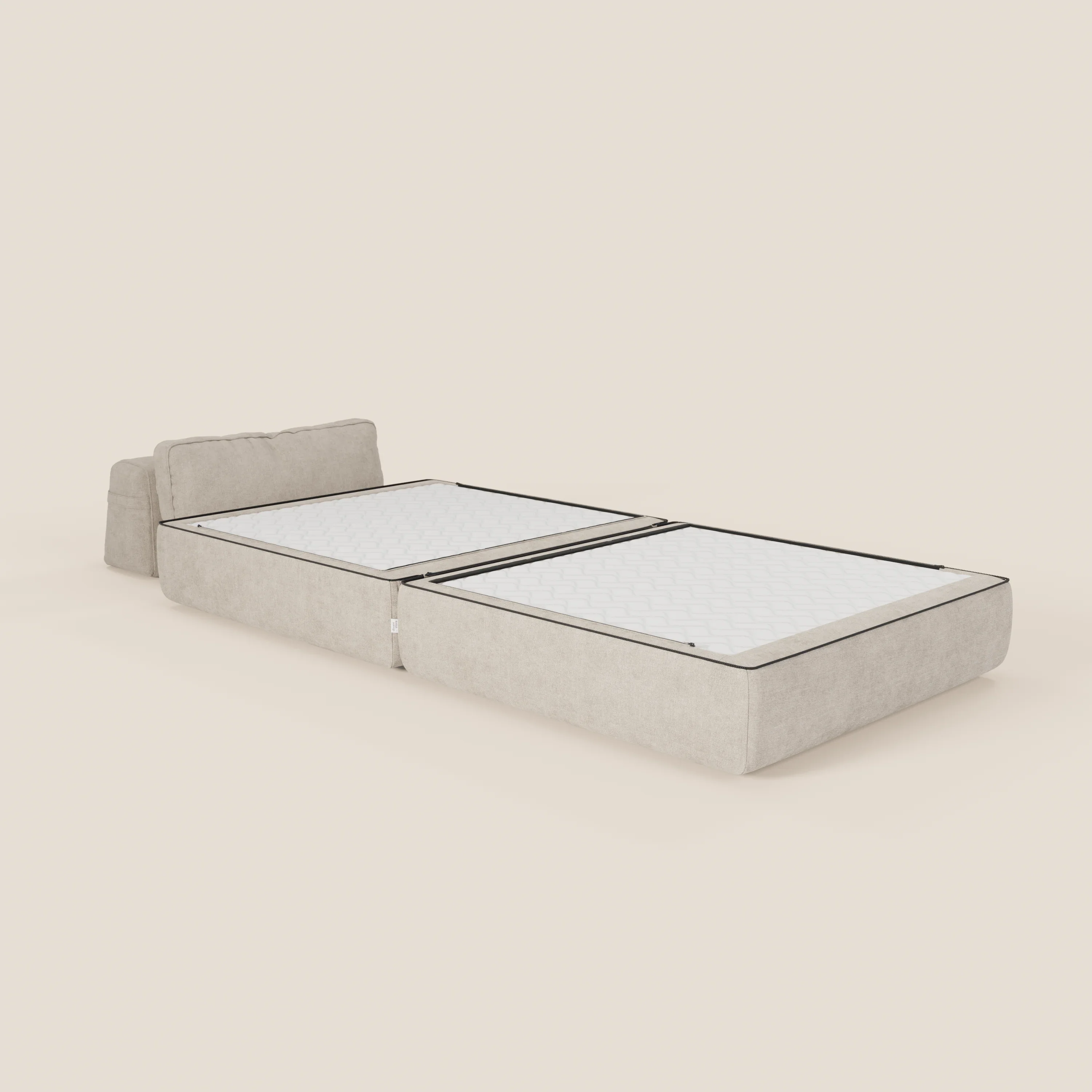 Rift fauteuil-lit Édition STRANGER THINGS avec matelas de 22 cm d'épaisseur et mousse à mémoire de forme - tissu détachable Rouge - Image 118
