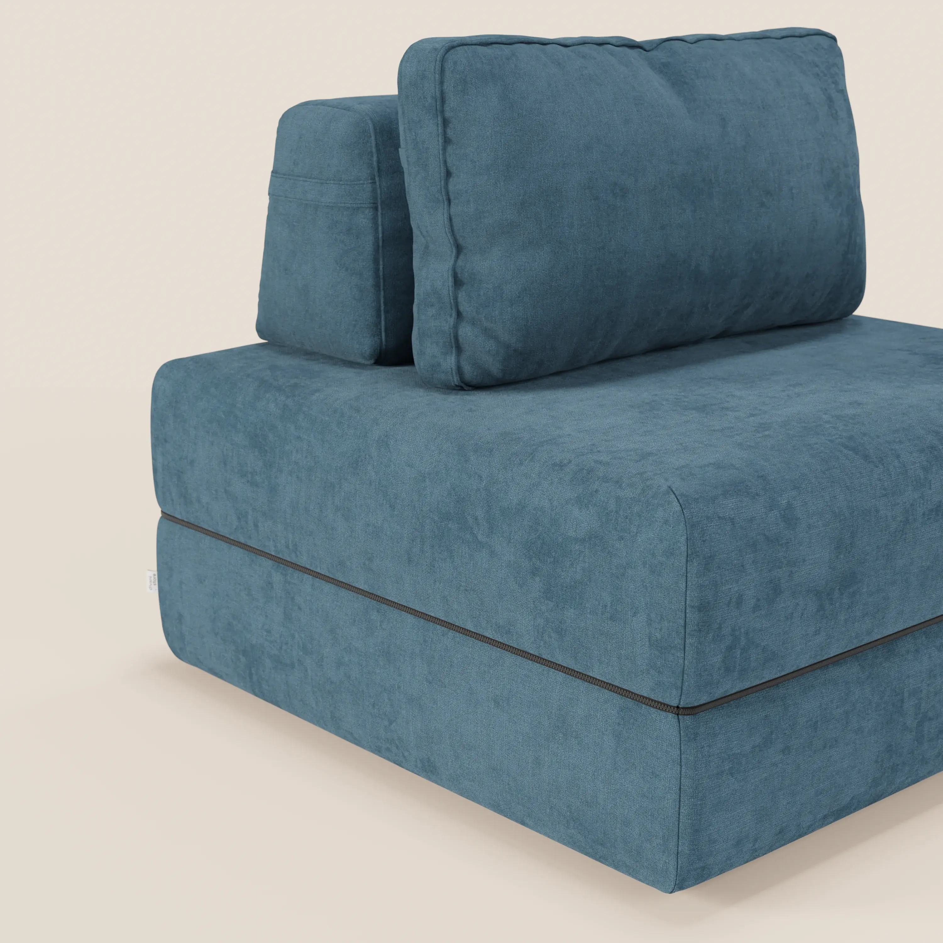 Rift fauteuil-lit Édition STRANGER THINGS avec matelas de 22 cm d'épaisseur et mousse à mémoire de forme - tissu détachable Rouge - Image 125