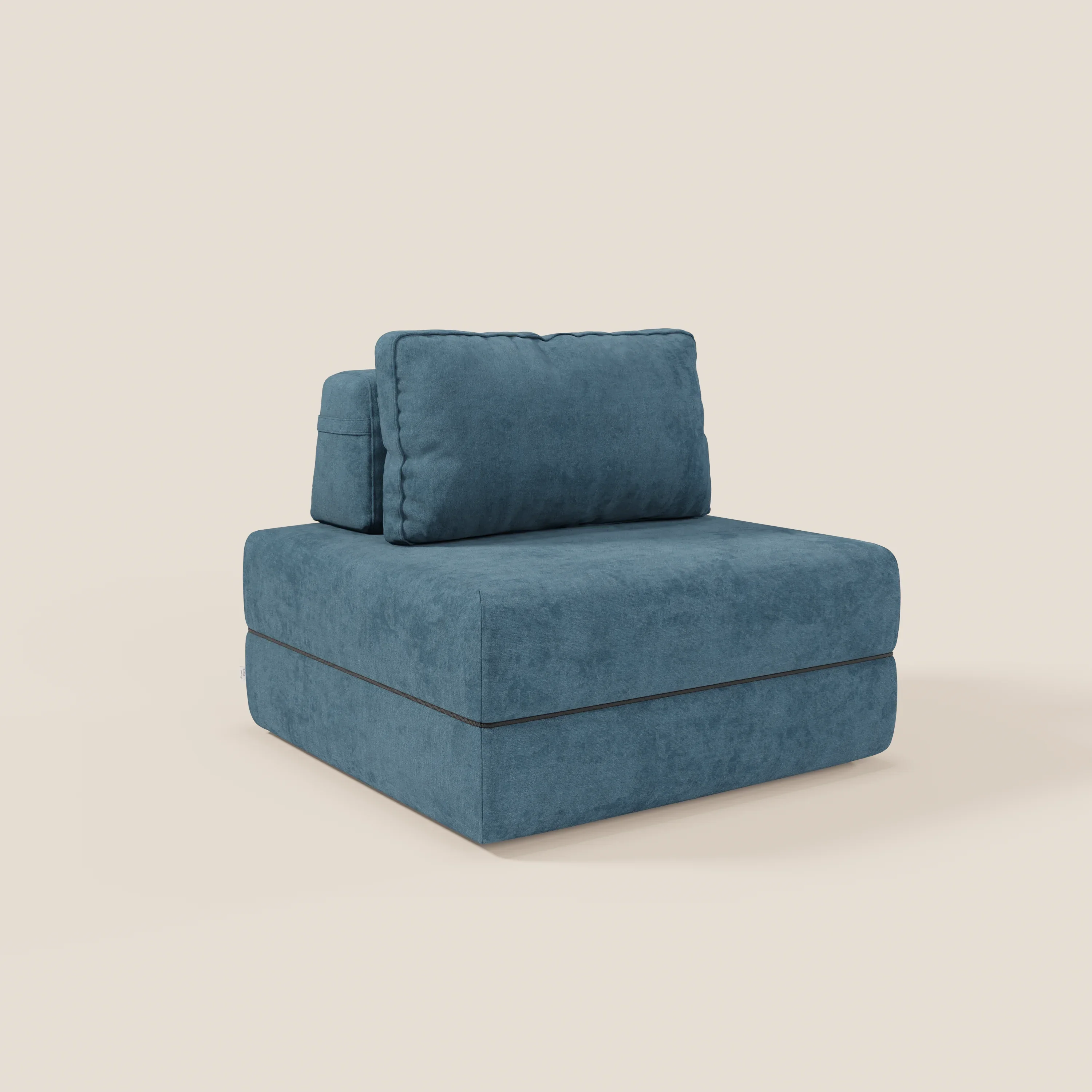 Rift fauteuil-lit Édition STRANGER THINGS avec matelas de 22 cm d'épaisseur et mousse à mémoire de forme - tissu détachable Rouge - Image 126