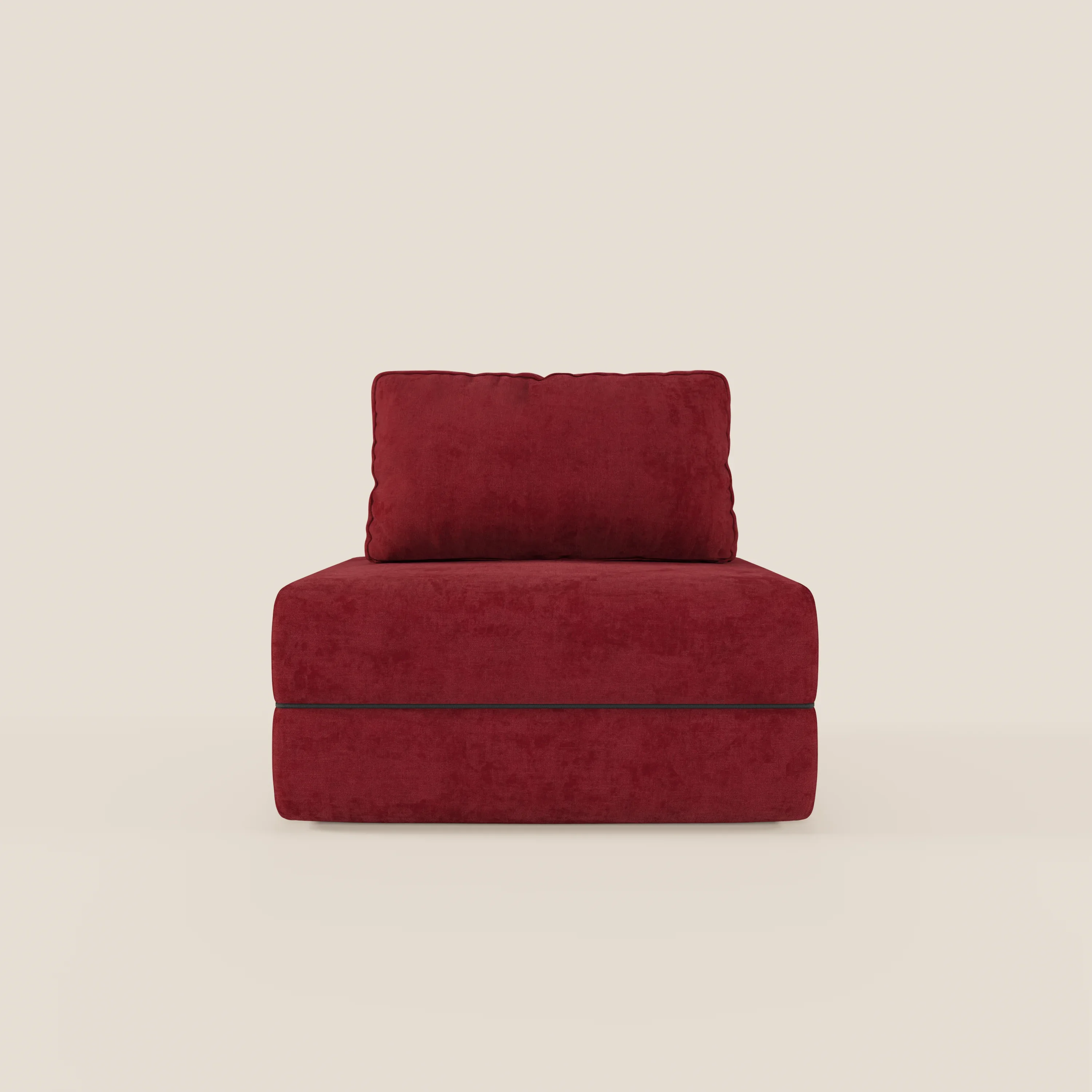 Rift fauteuil-lit Édition STRANGER THINGS avec matelas de 22 cm d'épaisseur et mousse à mémoire de forme - tissu détachable Rouge - Image 136