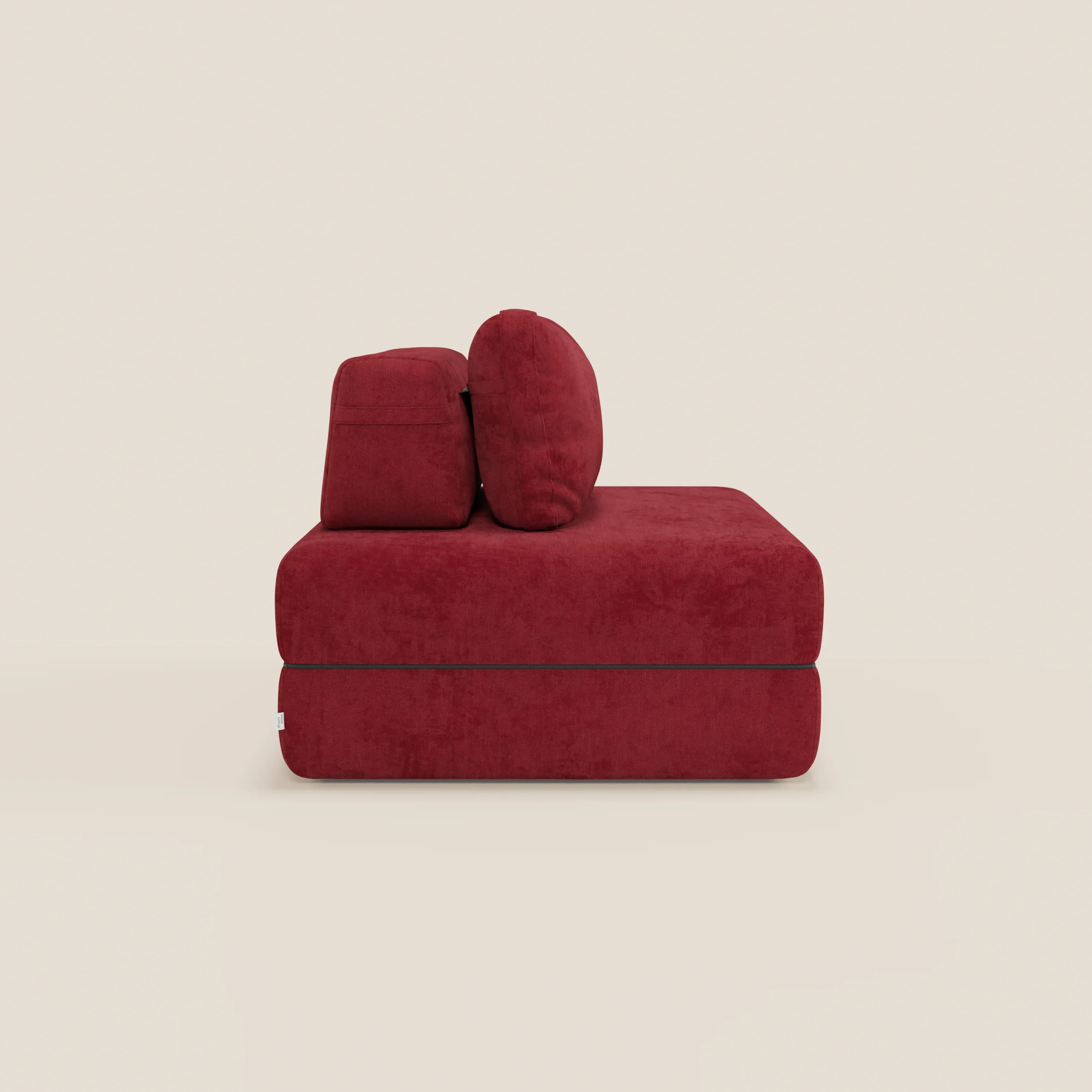 Rift fauteuil-lit Édition STRANGER THINGS avec matelas de 22 cm d'épaisseur et mousse à mémoire de forme - tissu détachable Rouge - Image 139