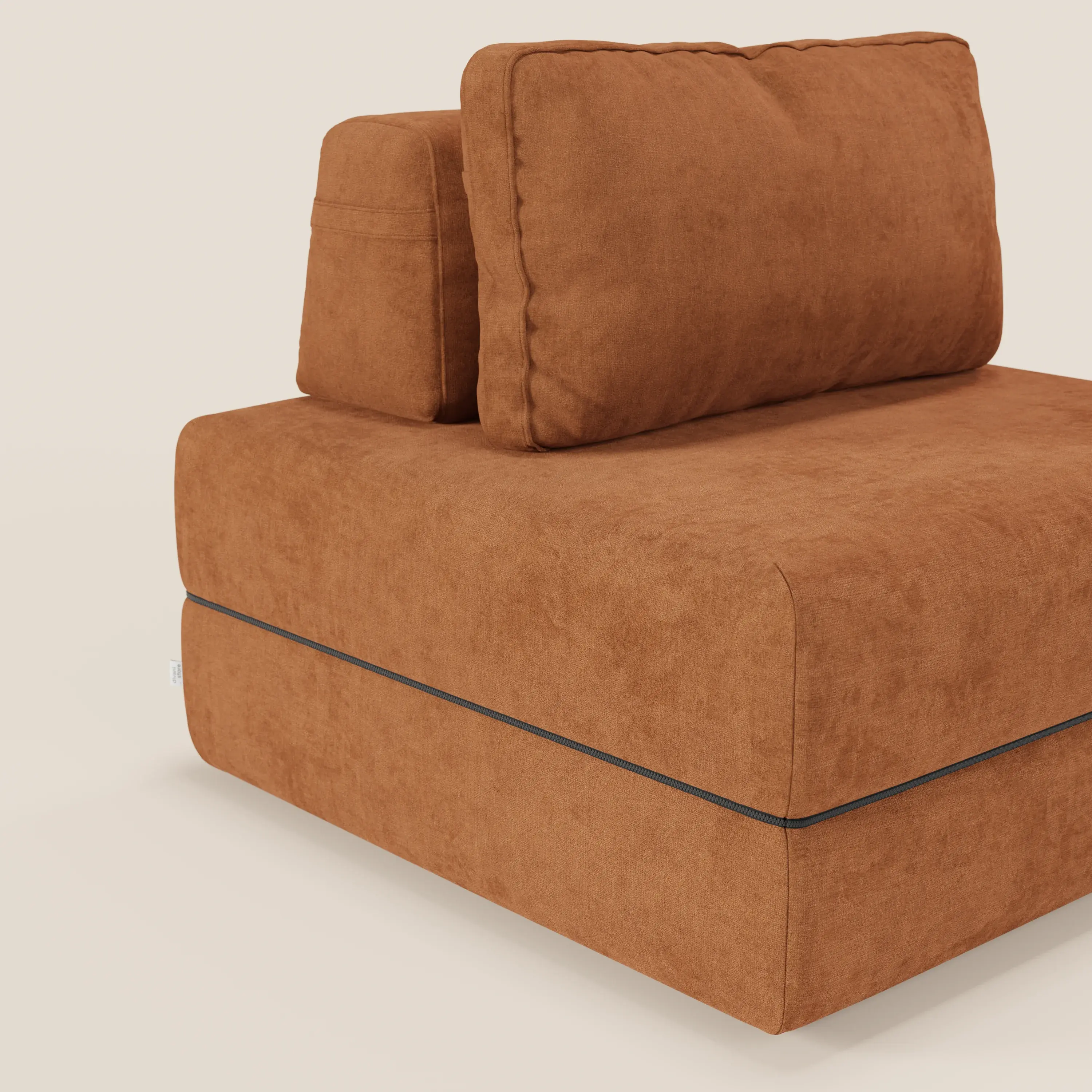 Rift fauteuil-lit Édition STRANGER THINGS avec matelas de 22 cm d'épaisseur et mousse à mémoire de forme - tissu détachable Rouge - Image 149