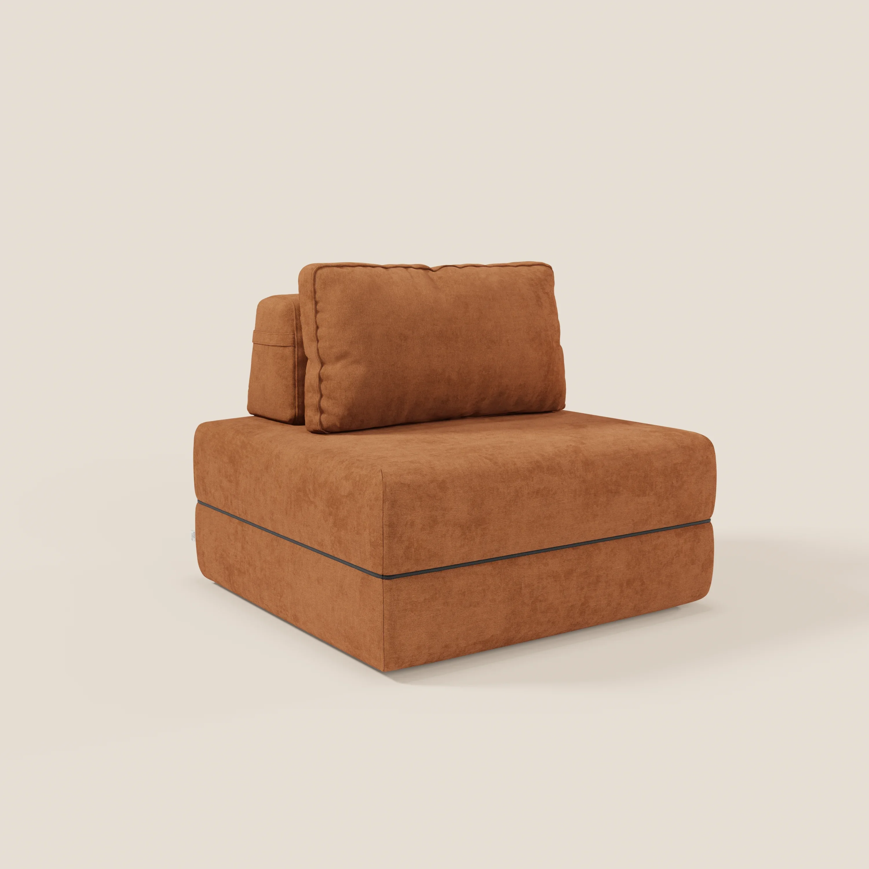Rift fauteuil-lit Édition STRANGER THINGS avec matelas de 22 cm d'épaisseur et mousse à mémoire de forme - tissu détachable Rouge - Image 150