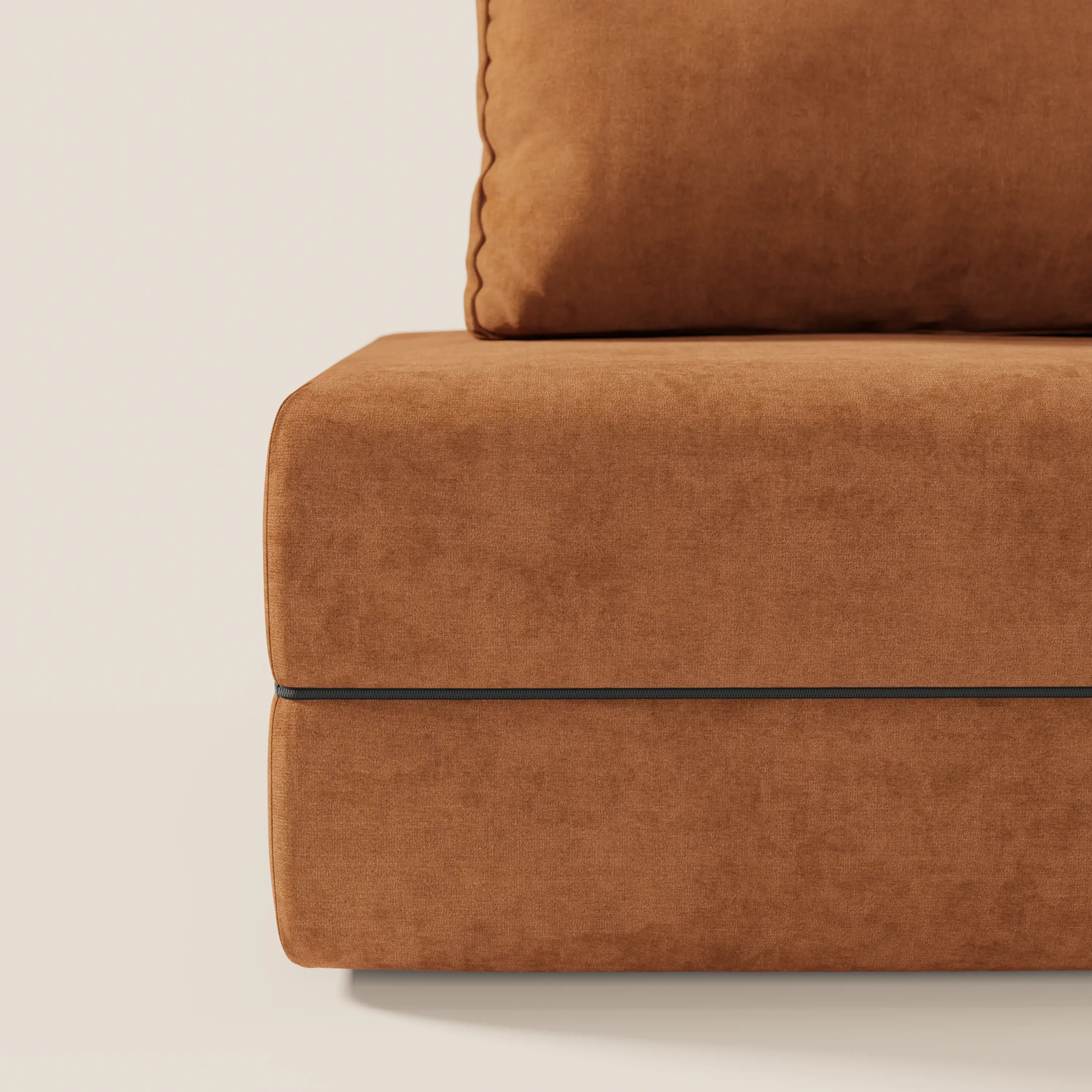 Rift fauteuil-lit Édition STRANGER THINGS avec matelas de 22 cm d'épaisseur et mousse à mémoire de forme - tissu détachable Rouge - Image 152