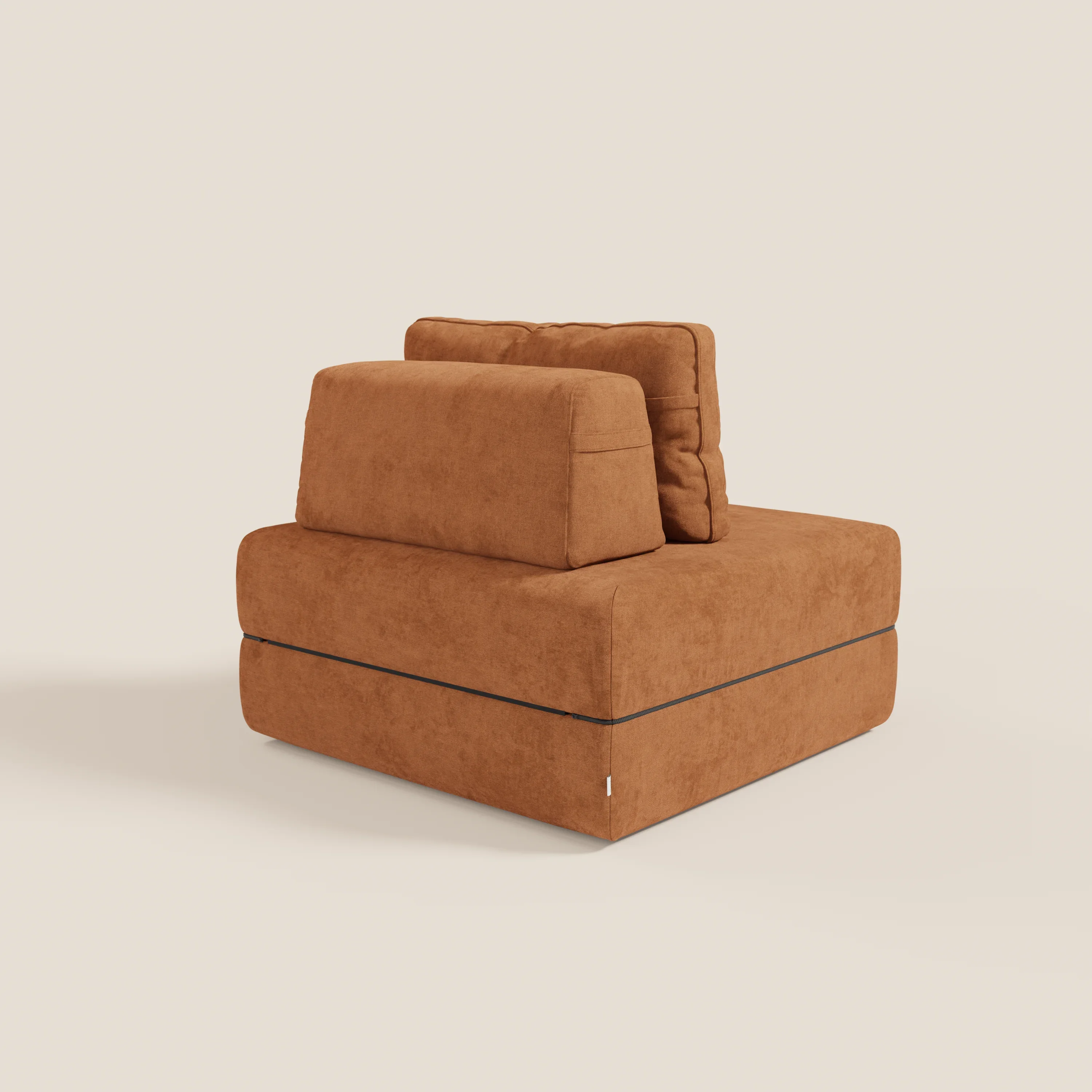 Rift fauteuil-lit Édition STRANGER THINGS avec matelas de 22 cm d'épaisseur et mousse à mémoire de forme - tissu détachable Rouge - Image 155