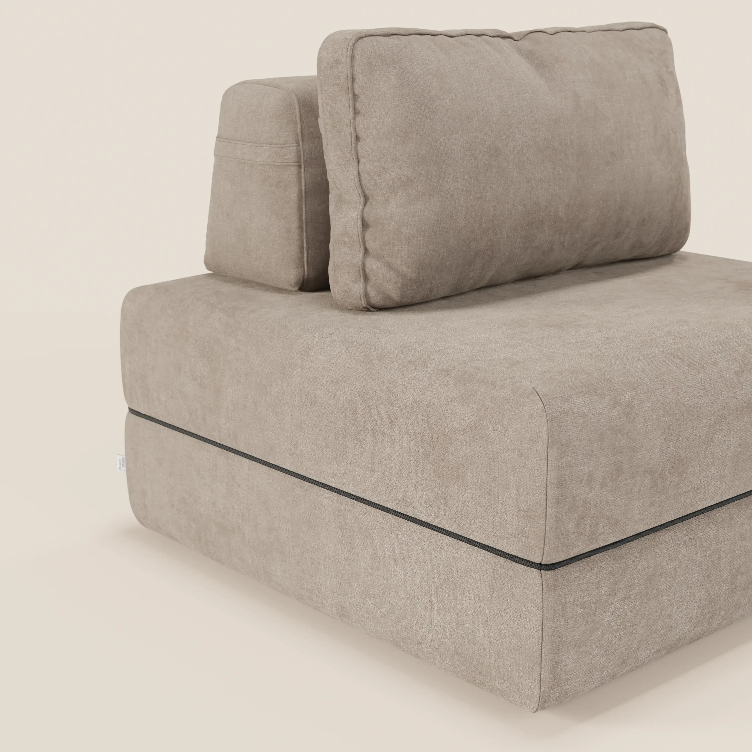 Rift fauteuil-lit Édition STRANGER THINGS avec matelas de 22 cm d'épaisseur et mousse à mémoire de forme - tissu détachable Rouge - Image 161