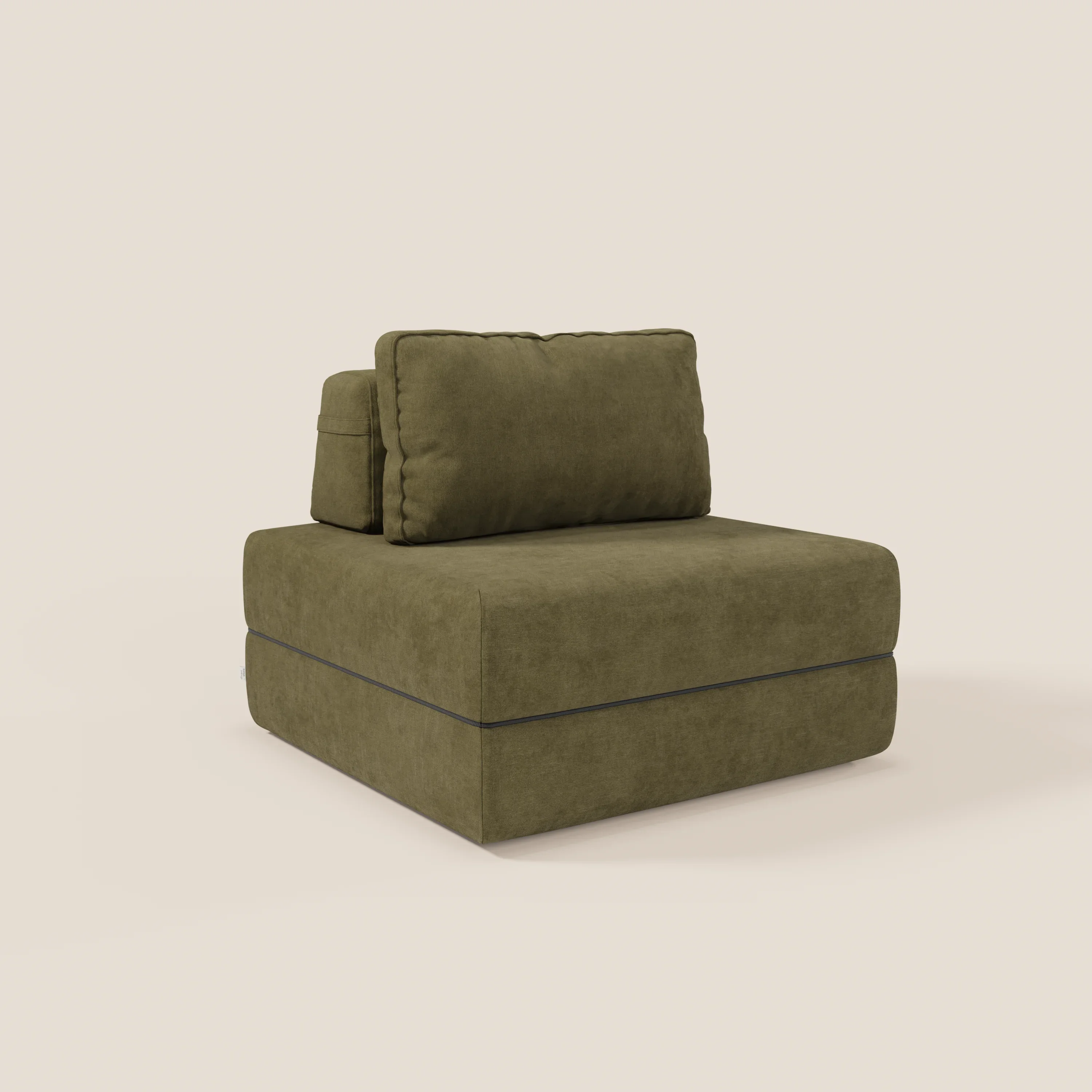Rift fauteuil-lit Édition STRANGER THINGS avec matelas de 22 cm d'épaisseur et mousse à mémoire de forme - tissu détachable Rouge - Image 174