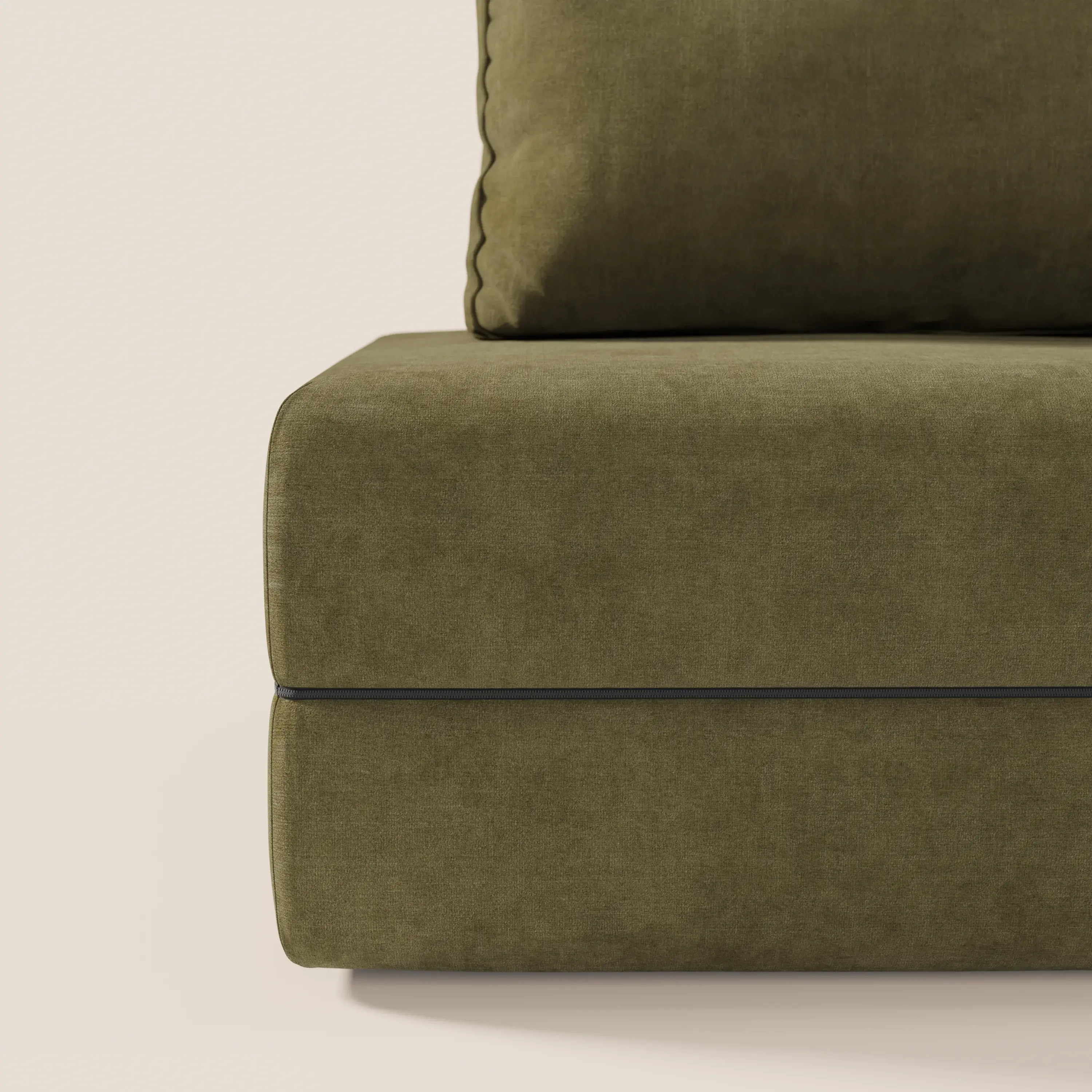 Rift fauteuil-lit Édition STRANGER THINGS avec matelas de 22 cm d'épaisseur et mousse à mémoire de forme - tissu détachable Rouge - Image 176