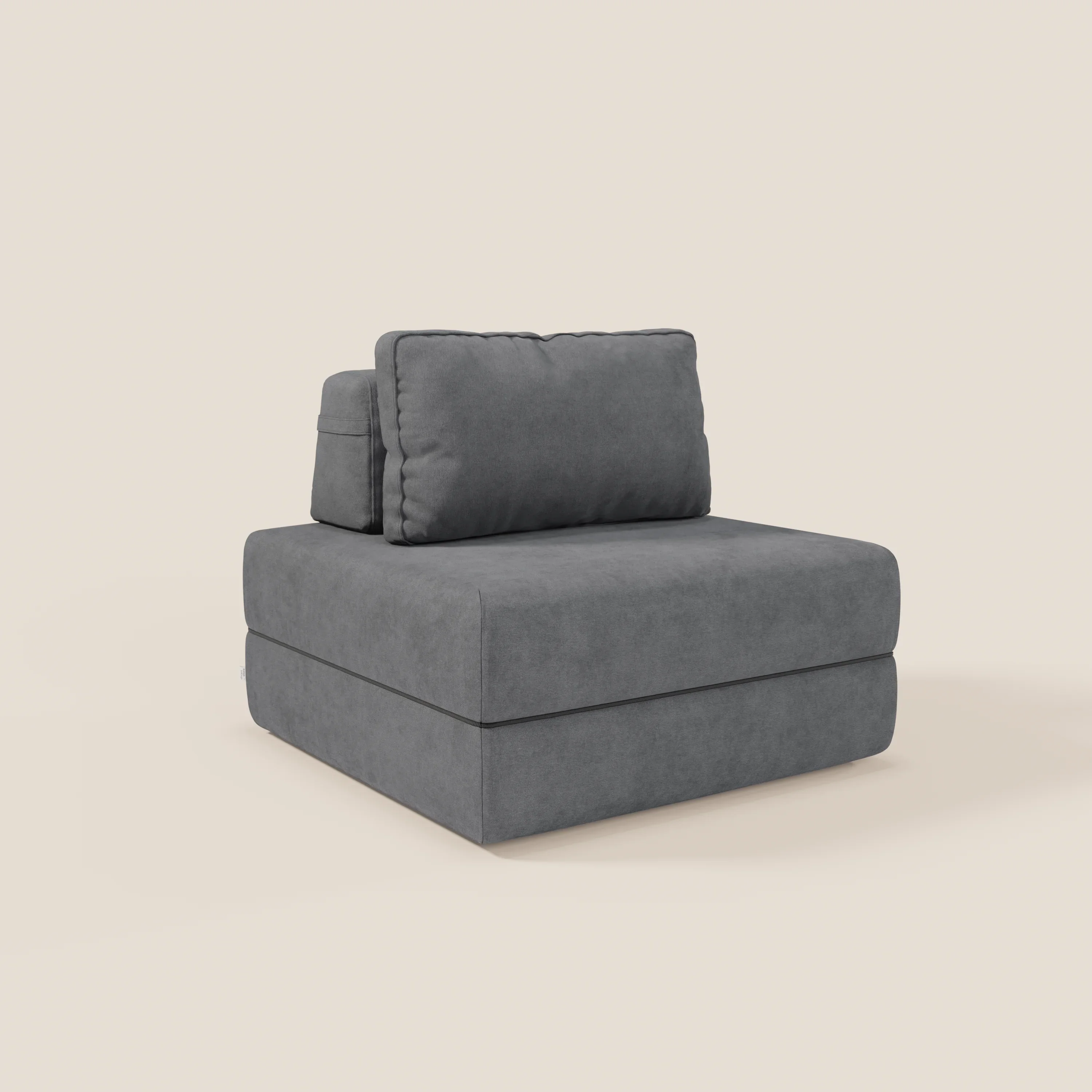 Rift fauteuil-lit Édition STRANGER THINGS avec matelas de 22 cm d'épaisseur et mousse à mémoire de forme - tissu détachable Rouge - Image 18