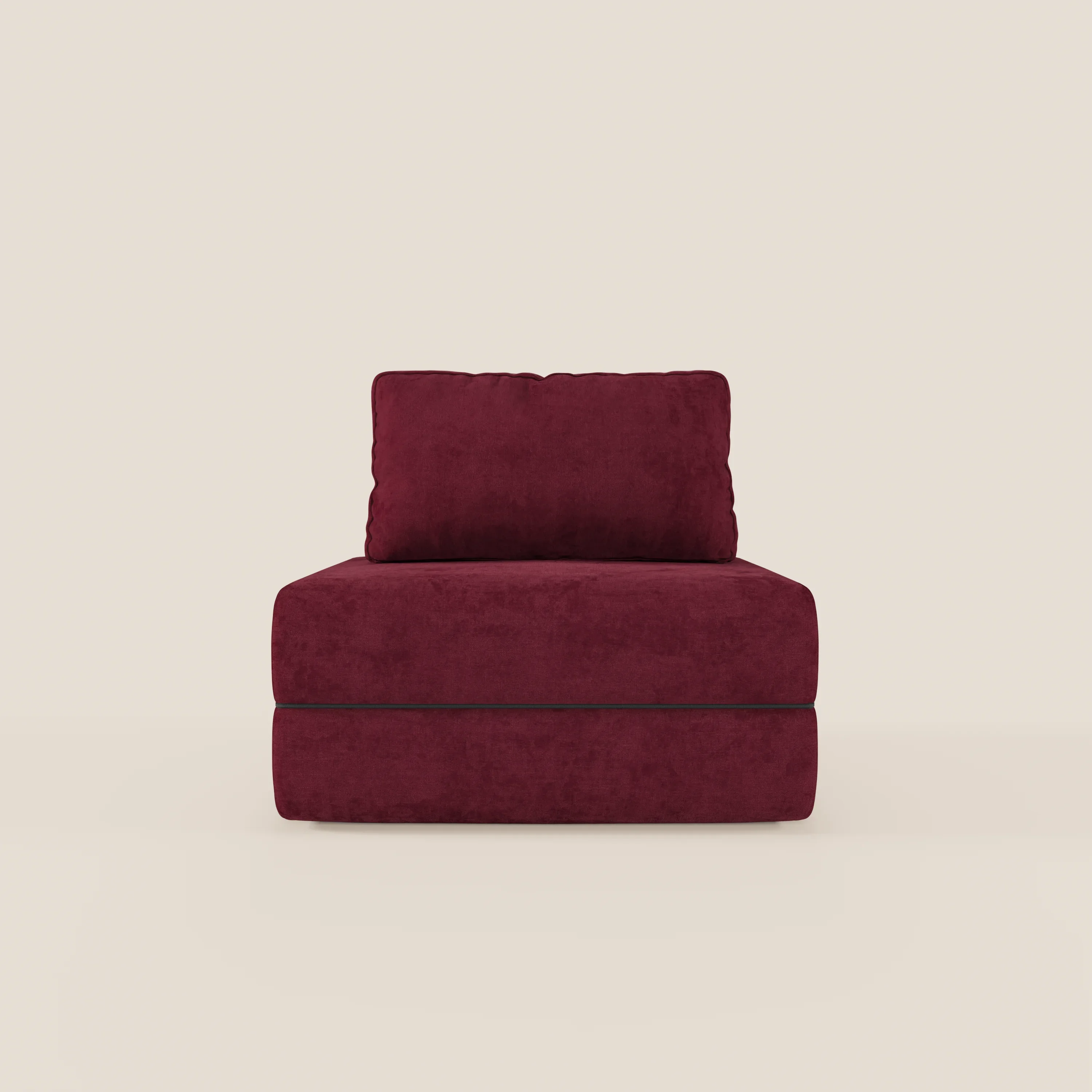 Rift fauteuil-lit Édition STRANGER THINGS avec matelas de 22 cm d'épaisseur et mousse à mémoire de forme - tissu détachable Rouge - Image 184