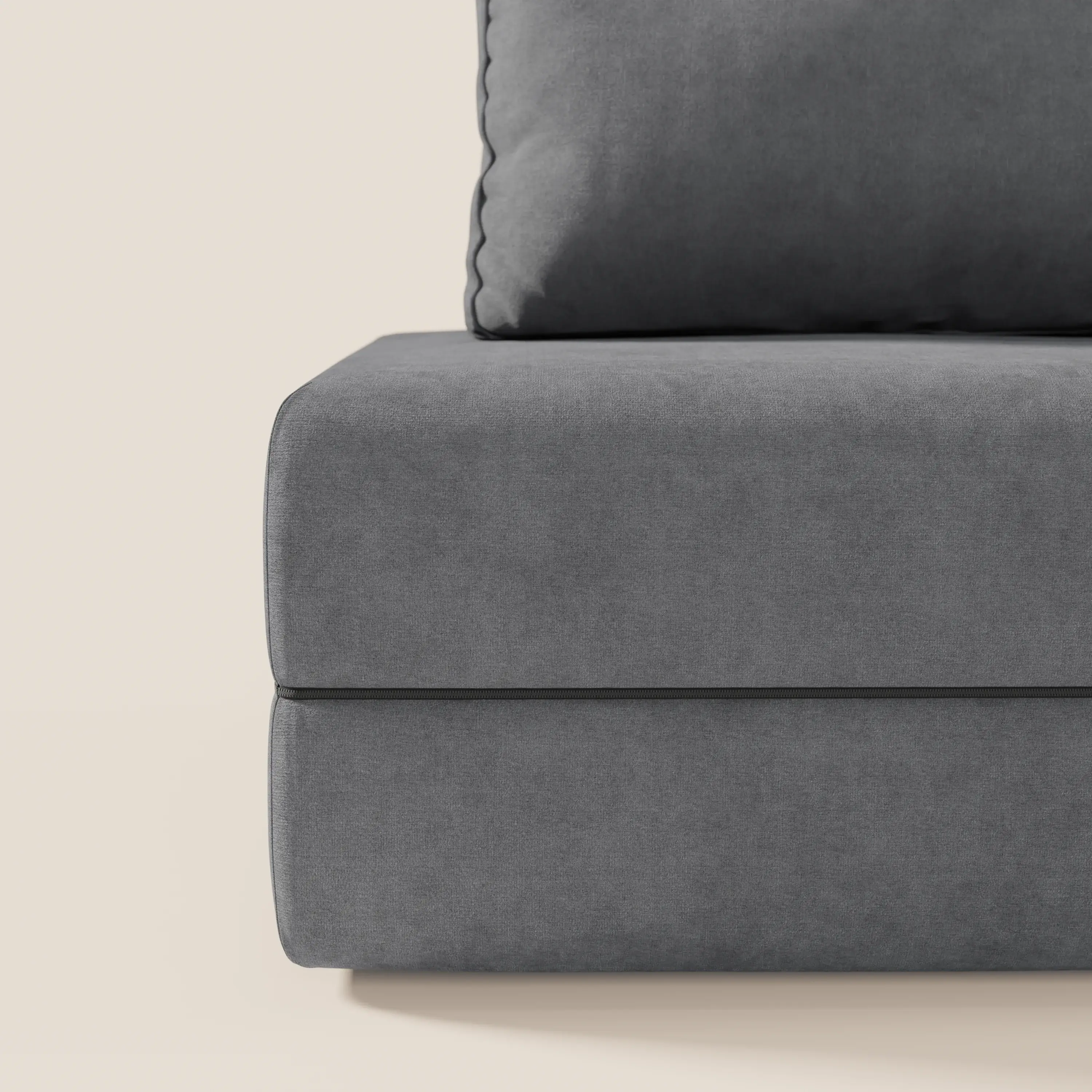 Rift fauteuil-lit Édition STRANGER THINGS avec matelas de 22 cm d'épaisseur et mousse à mémoire de forme - tissu détachable Rouge - Image 20