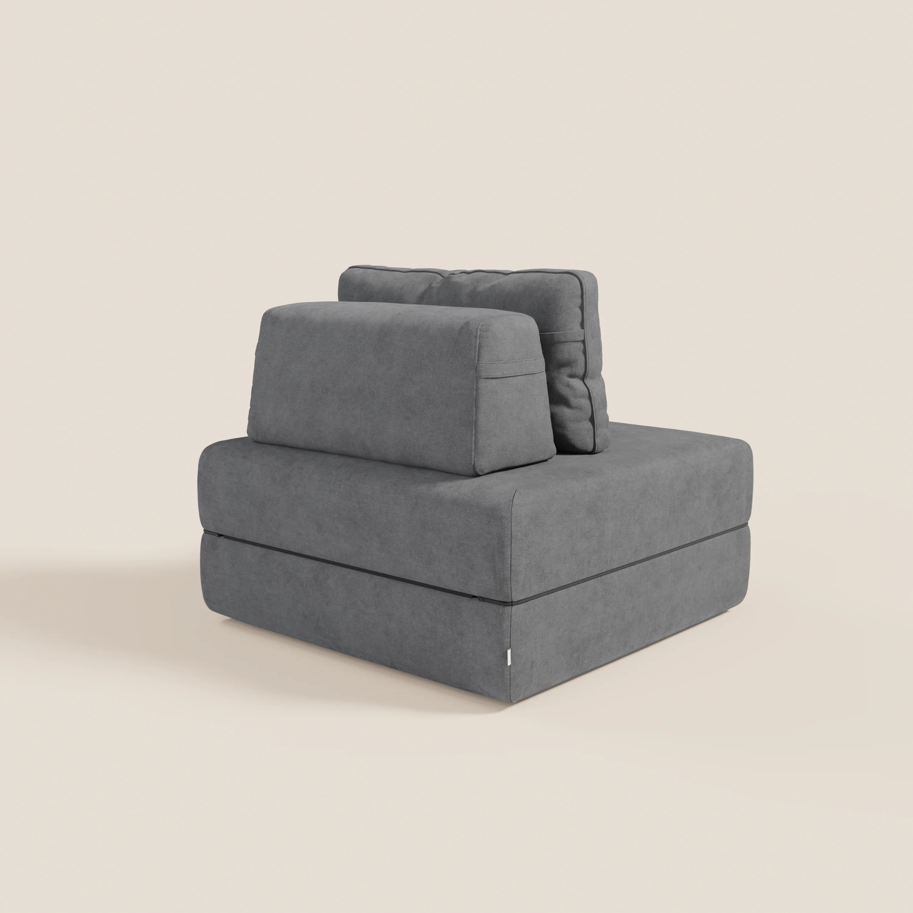 Rift fauteuil-lit Édition STRANGER THINGS avec matelas de 22 cm d'épaisseur et mousse à mémoire de forme - tissu détachable Rouge - Image 23
