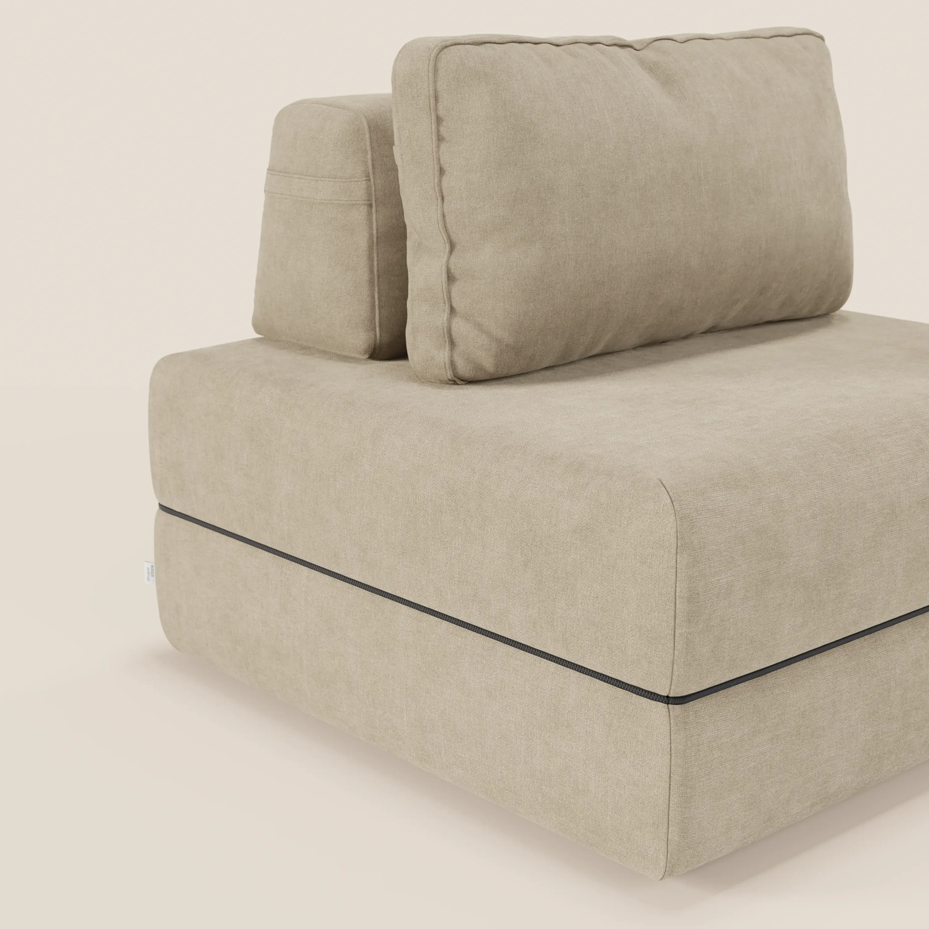 Rift fauteuil-lit Édition STRANGER THINGS avec matelas de 22 cm d'épaisseur et mousse à mémoire de forme - tissu détachable Rouge - Image 29