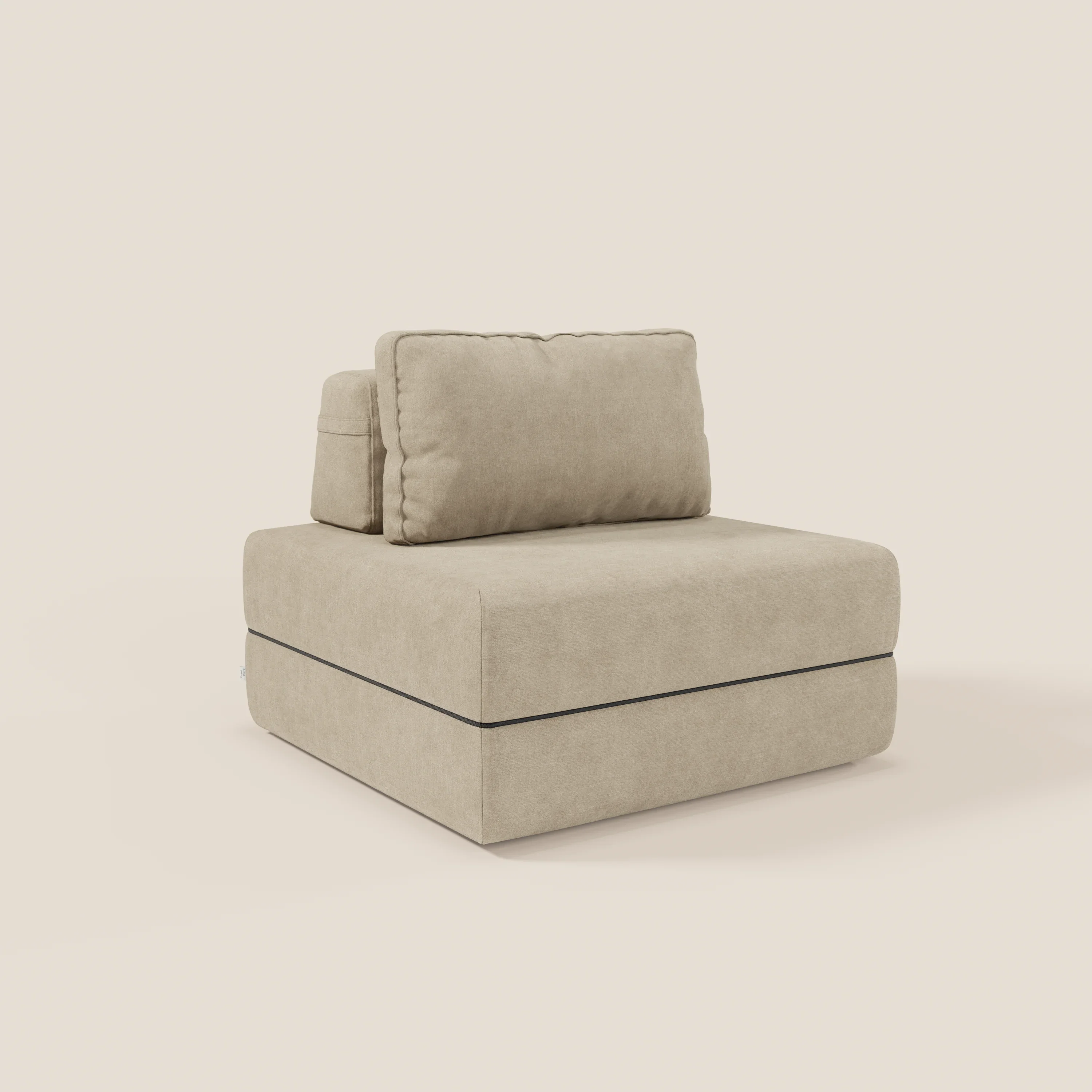 Rift fauteuil-lit Édition STRANGER THINGS avec matelas de 22 cm d'épaisseur et mousse à mémoire de forme - tissu détachable Rouge - Image 30