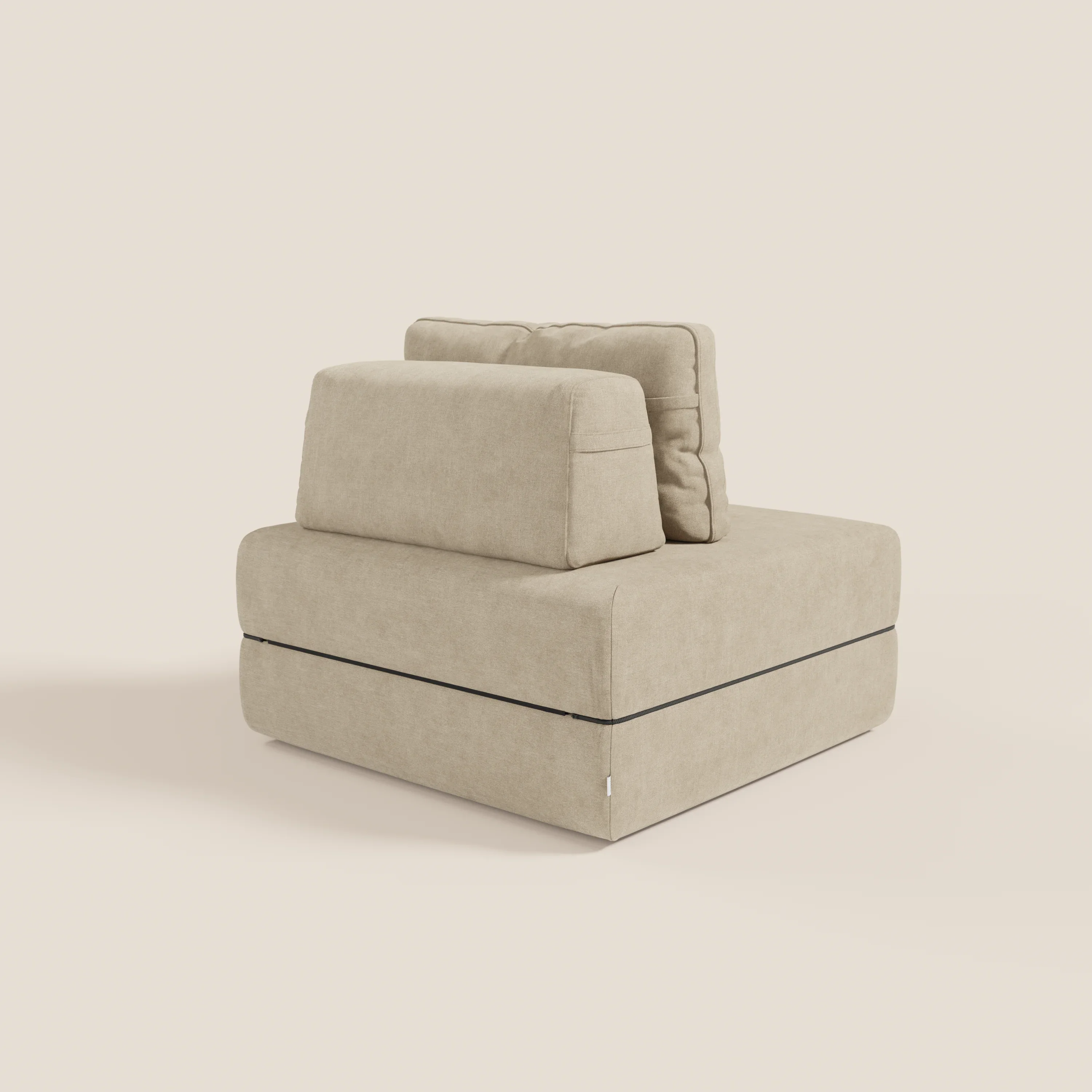Rift fauteuil-lit Édition STRANGER THINGS avec matelas de 22 cm d'épaisseur et mousse à mémoire de forme - tissu détachable Rouge - Image 35