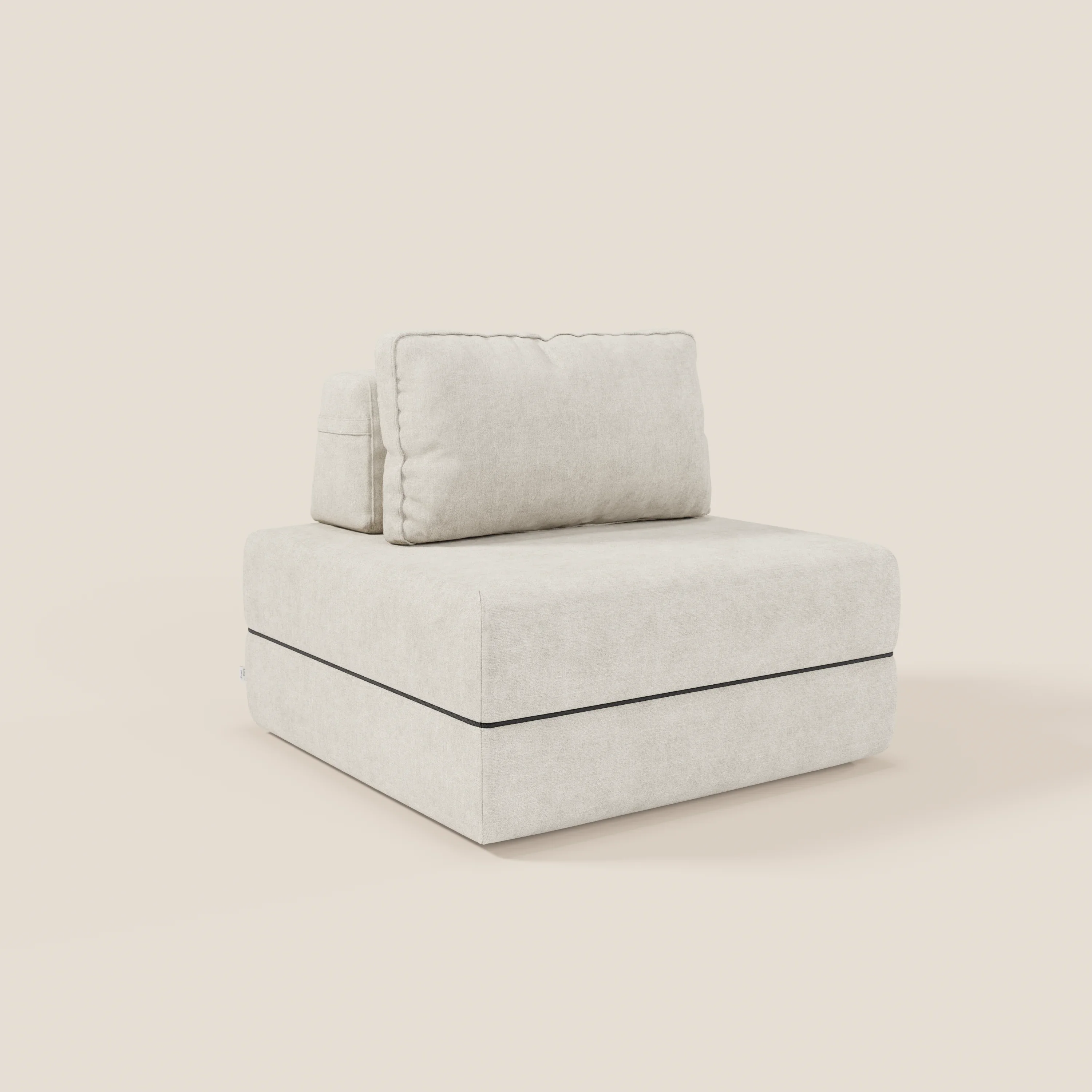 Rift fauteuil-lit Édition STRANGER THINGS avec matelas de 22 cm d'épaisseur et mousse à mémoire de forme - tissu détachable Rouge - Image 42