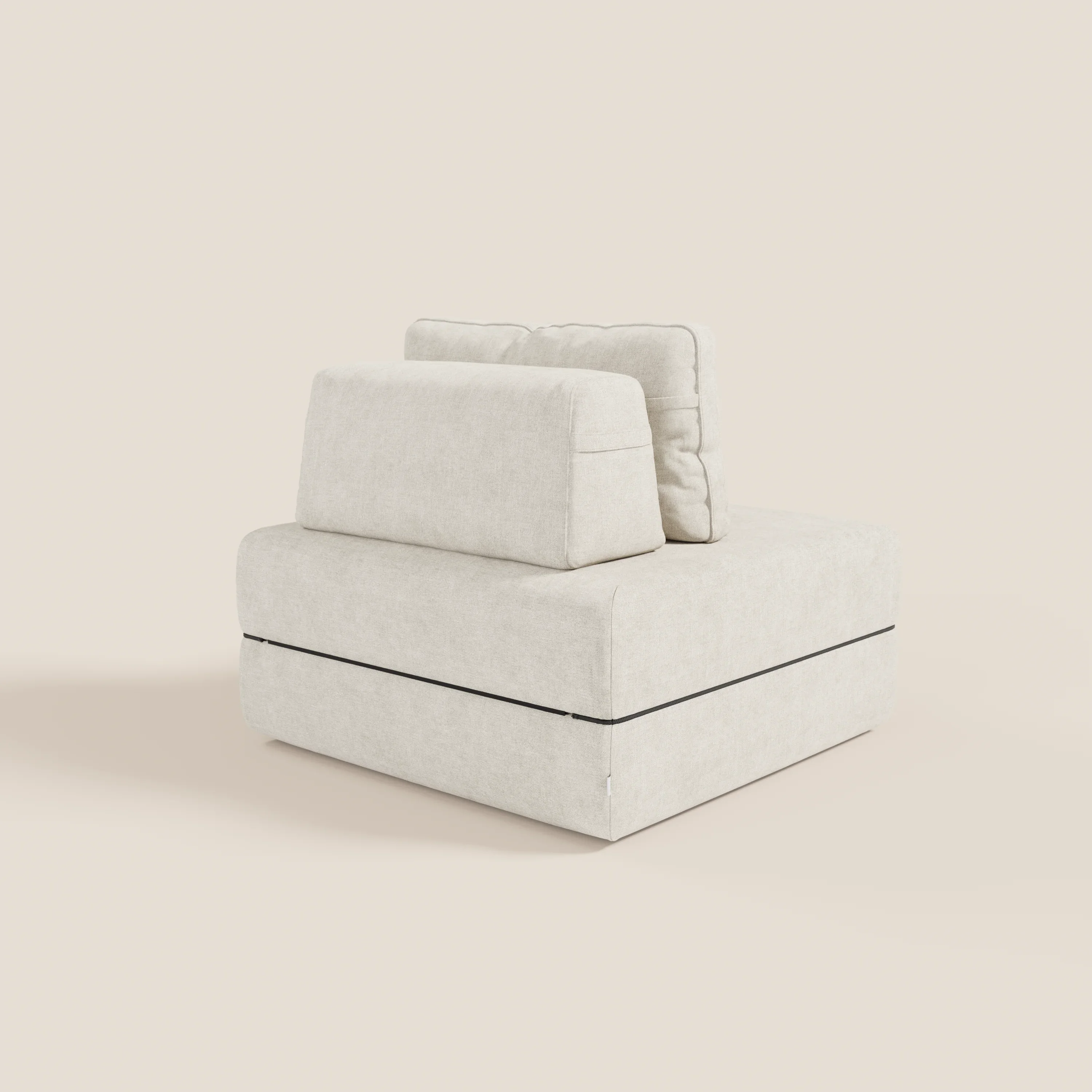 Rift fauteuil-lit Édition STRANGER THINGS avec matelas de 22 cm d'épaisseur et mousse à mémoire de forme - tissu détachable Rouge - Image 47