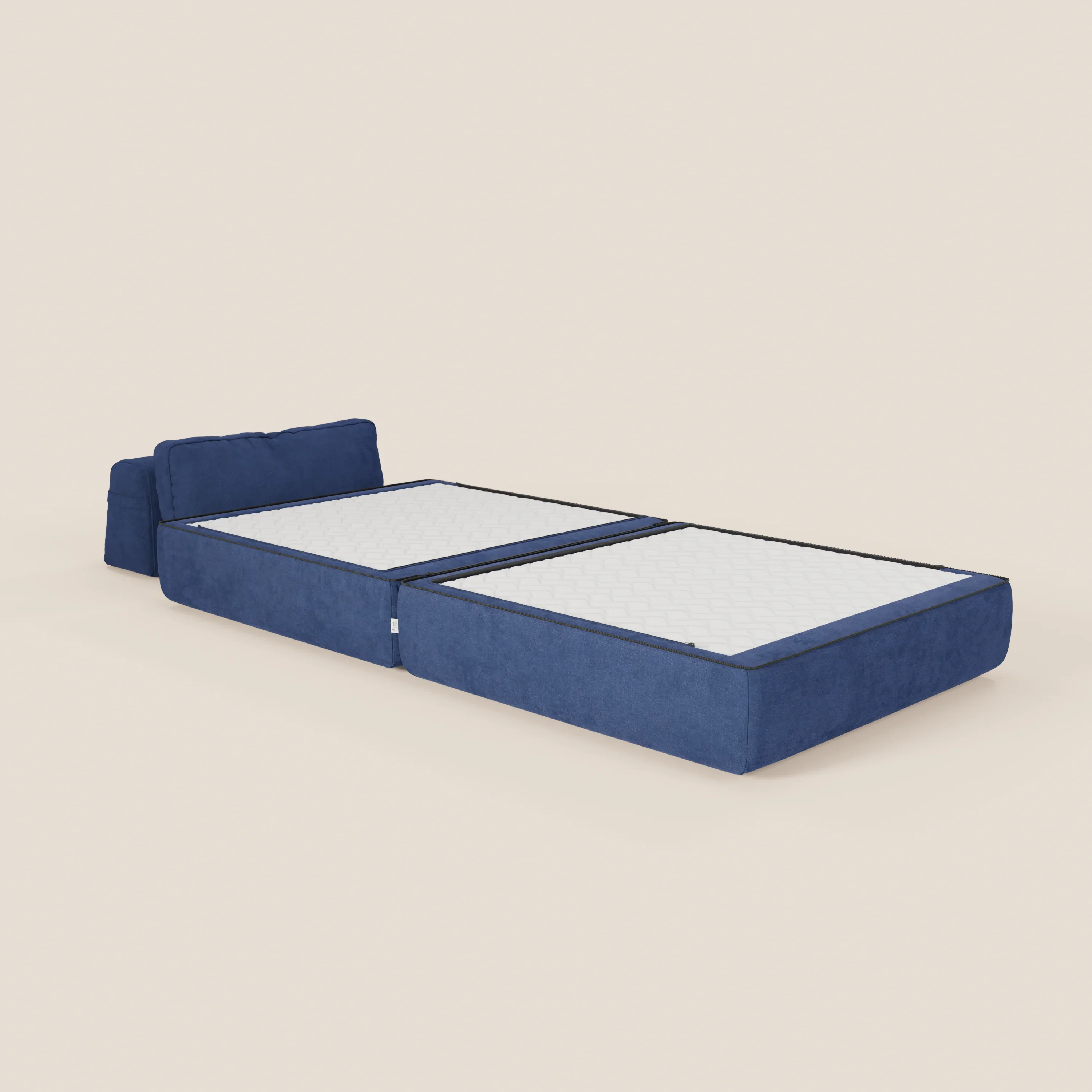 Rift fauteuil-lit Édition STRANGER THINGS avec matelas de 22 cm d'épaisseur et mousse à mémoire de forme - tissu détachable Rouge - Image 58