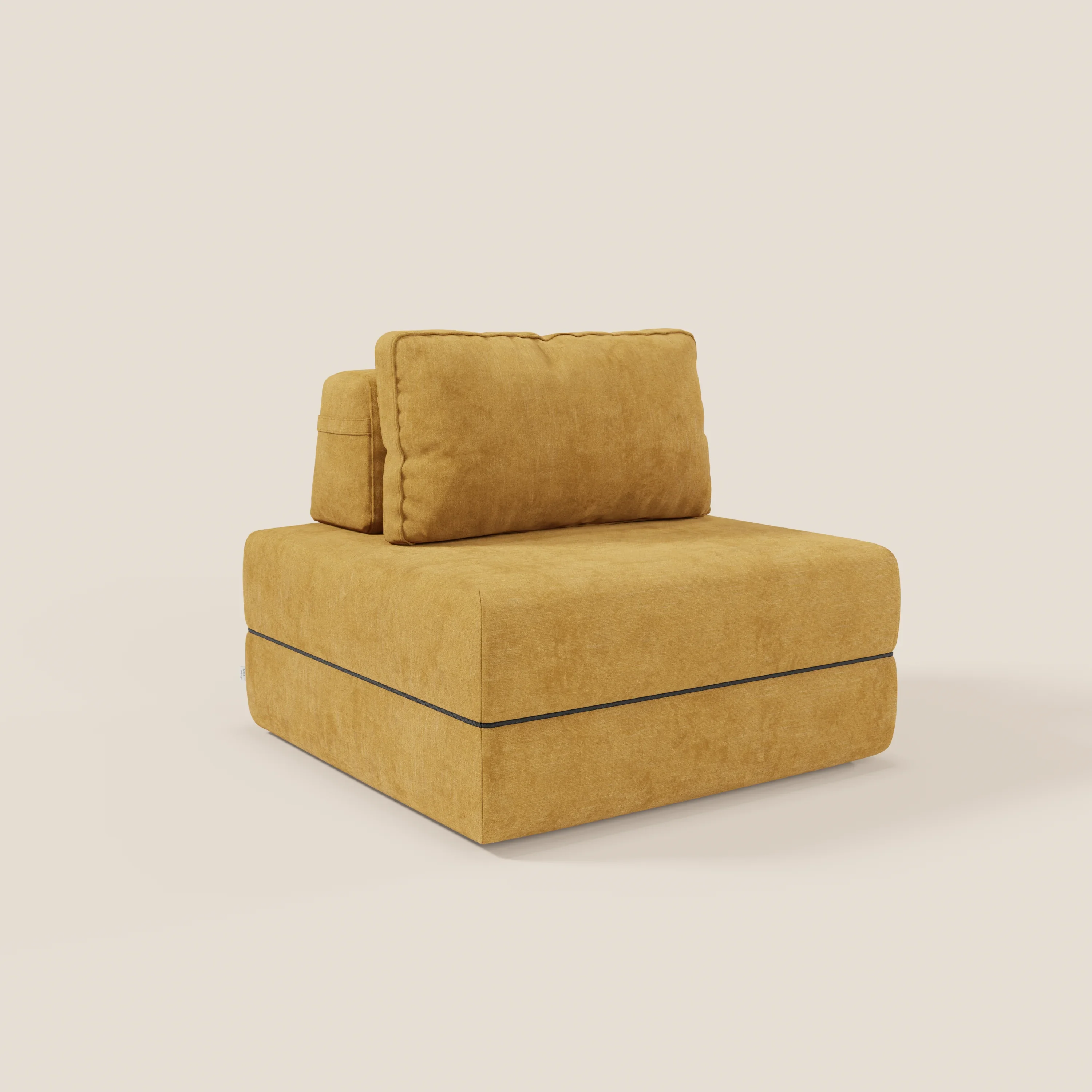Rift fauteuil-lit Édition STRANGER THINGS avec matelas de 22 cm d'épaisseur et mousse à mémoire de forme - tissu détachable Rouge - Image 66