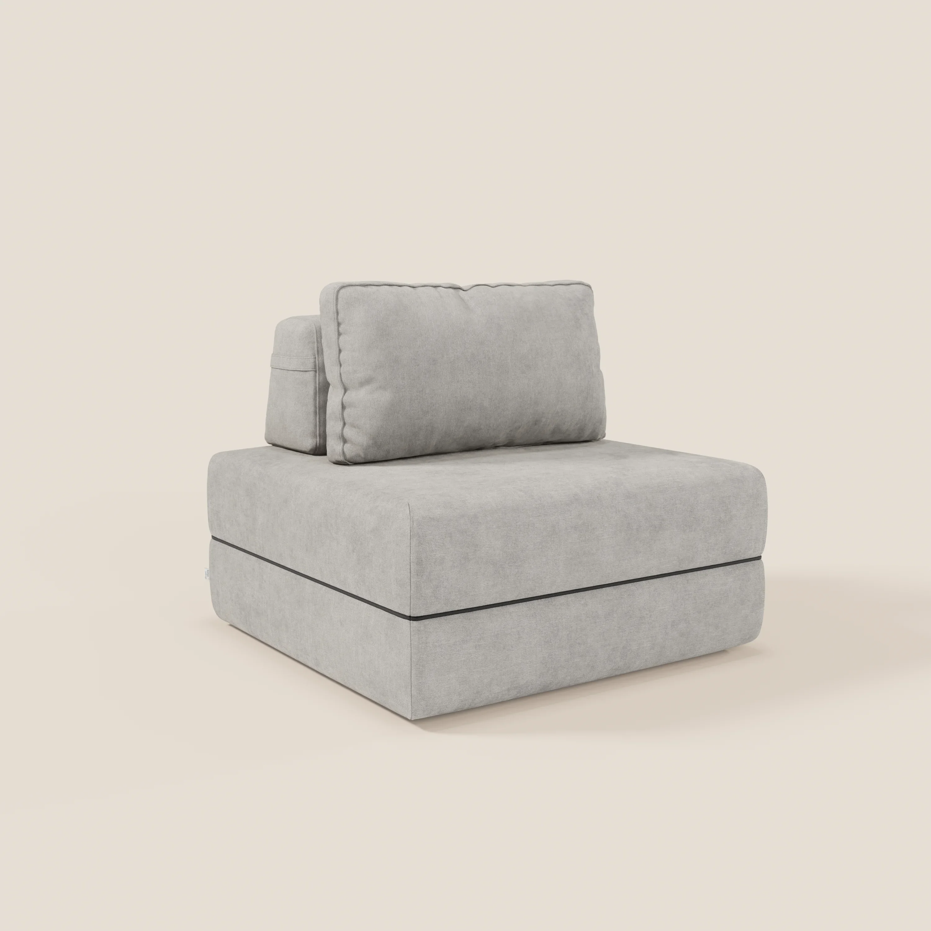 Rift fauteuil-lit Édition STRANGER THINGS avec matelas de 22 cm d'épaisseur et mousse à mémoire de forme - tissu détachable Rouge - Image 78