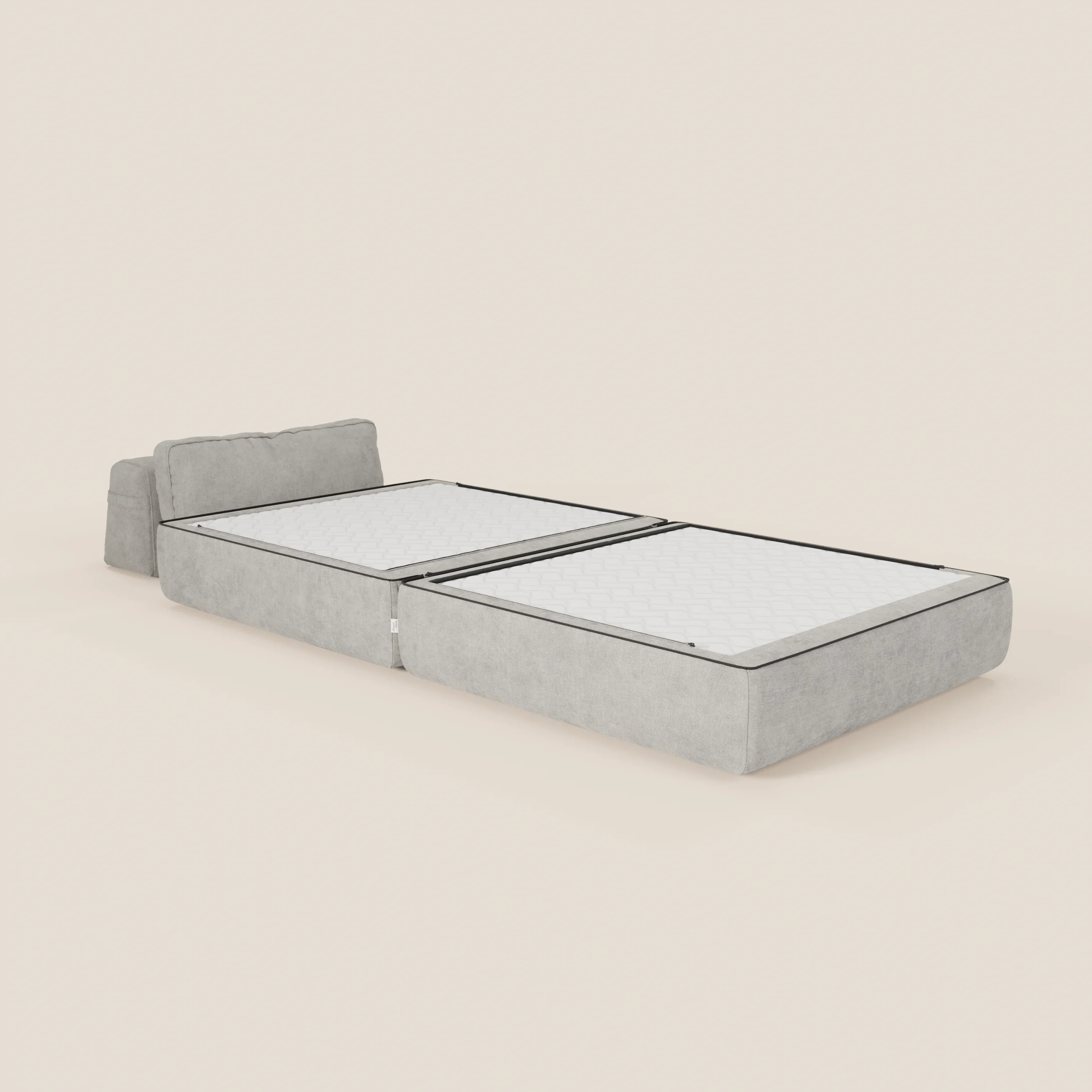 Rift fauteuil-lit Édition STRANGER THINGS avec matelas de 22 cm d'épaisseur et mousse à mémoire de forme - tissu détachable Rouge - Image 82