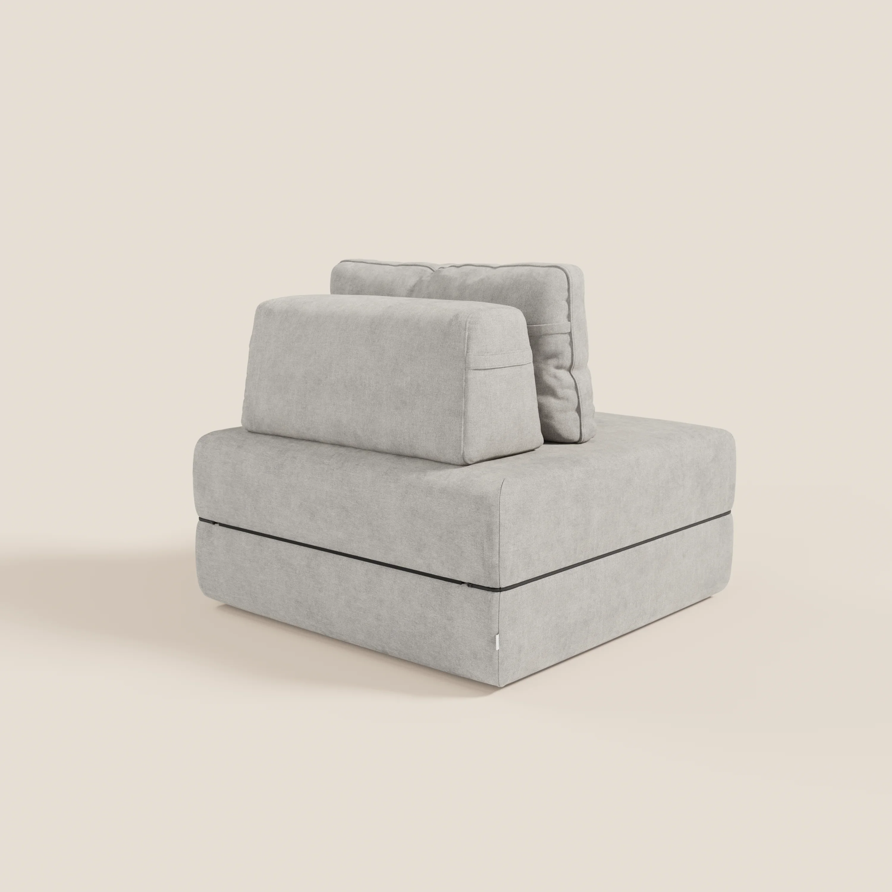 Rift fauteuil-lit Édition STRANGER THINGS avec matelas de 22 cm d'épaisseur et mousse à mémoire de forme - tissu détachable Rouge - Image 83