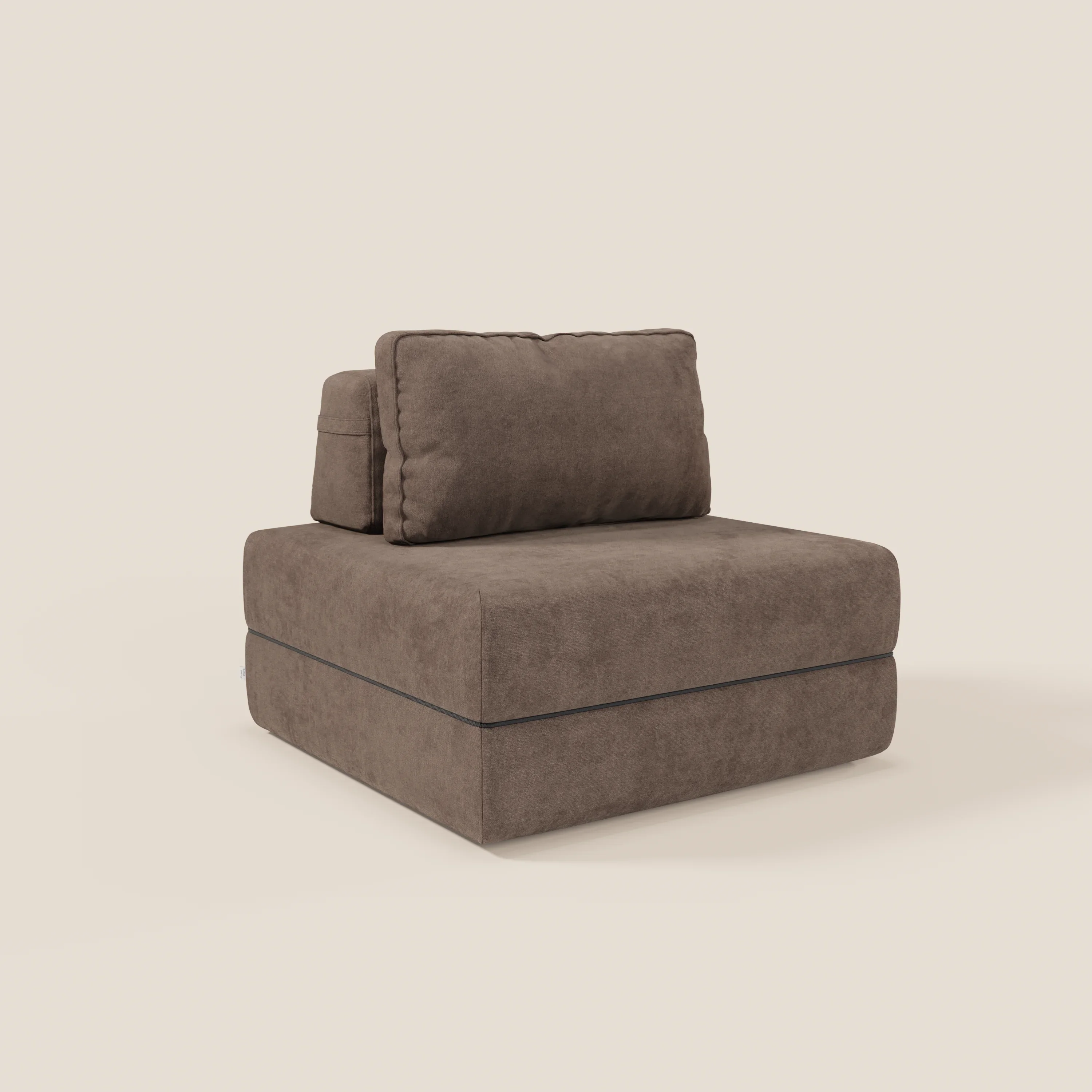 Rift fauteuil-lit Édition STRANGER THINGS avec matelas de 22 cm d'épaisseur et mousse à mémoire de forme - tissu détachable Rouge - Image 90