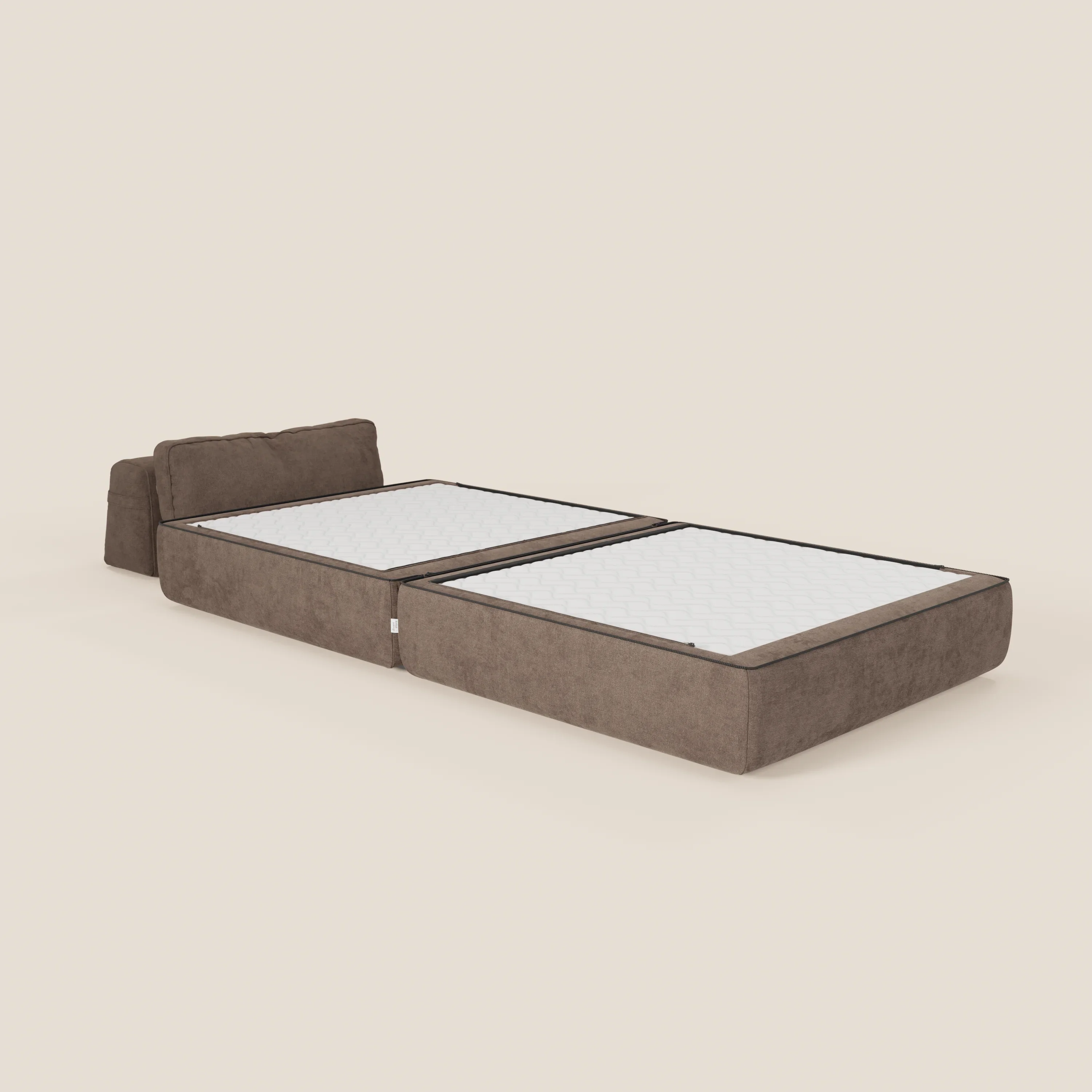 Rift fauteuil-lit Édition STRANGER THINGS avec matelas de 22 cm d'épaisseur et mousse à mémoire de forme - tissu détachable Rouge - Image 94