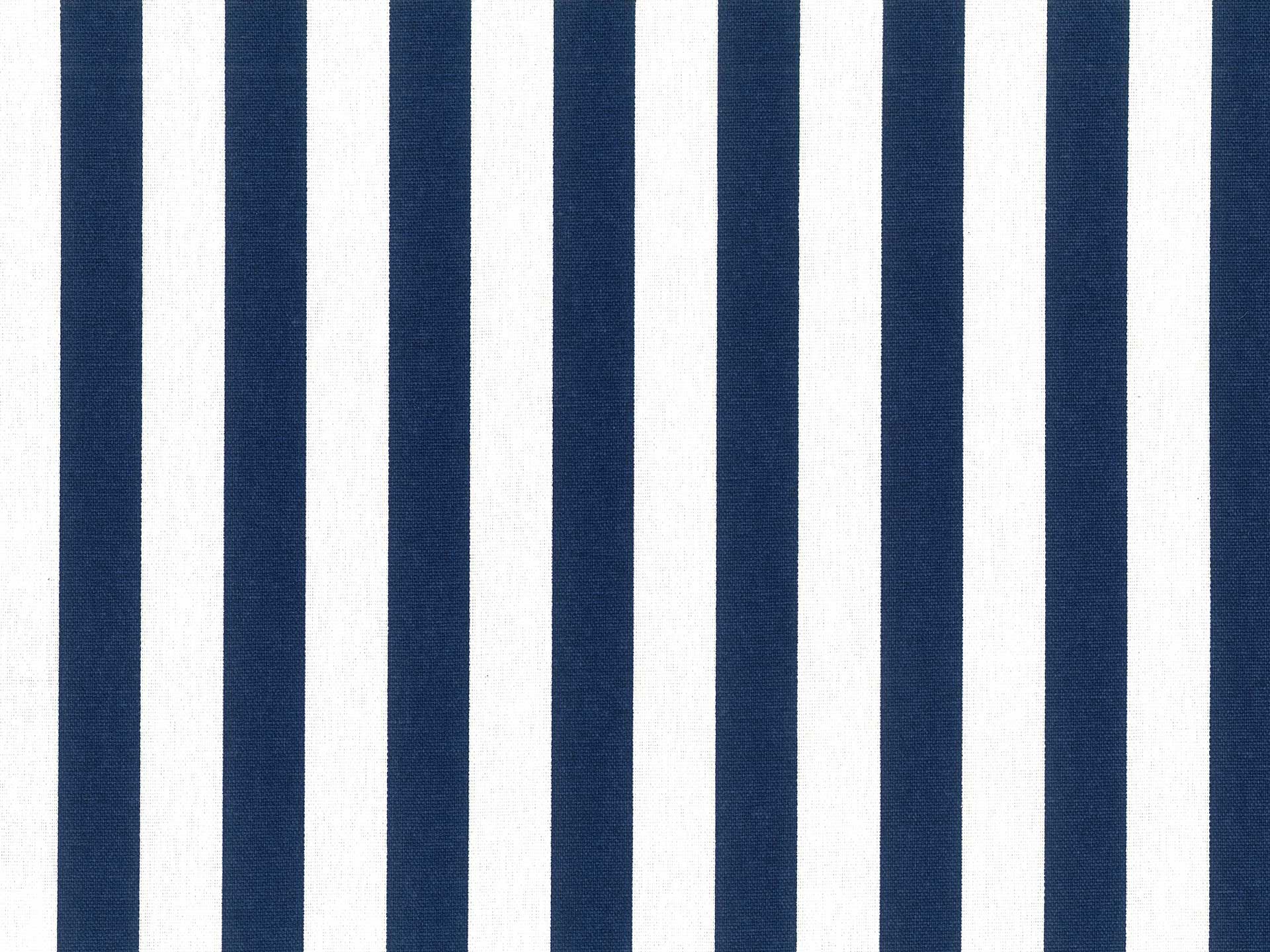 Righe coussins rayés en coton bleu - Image 2