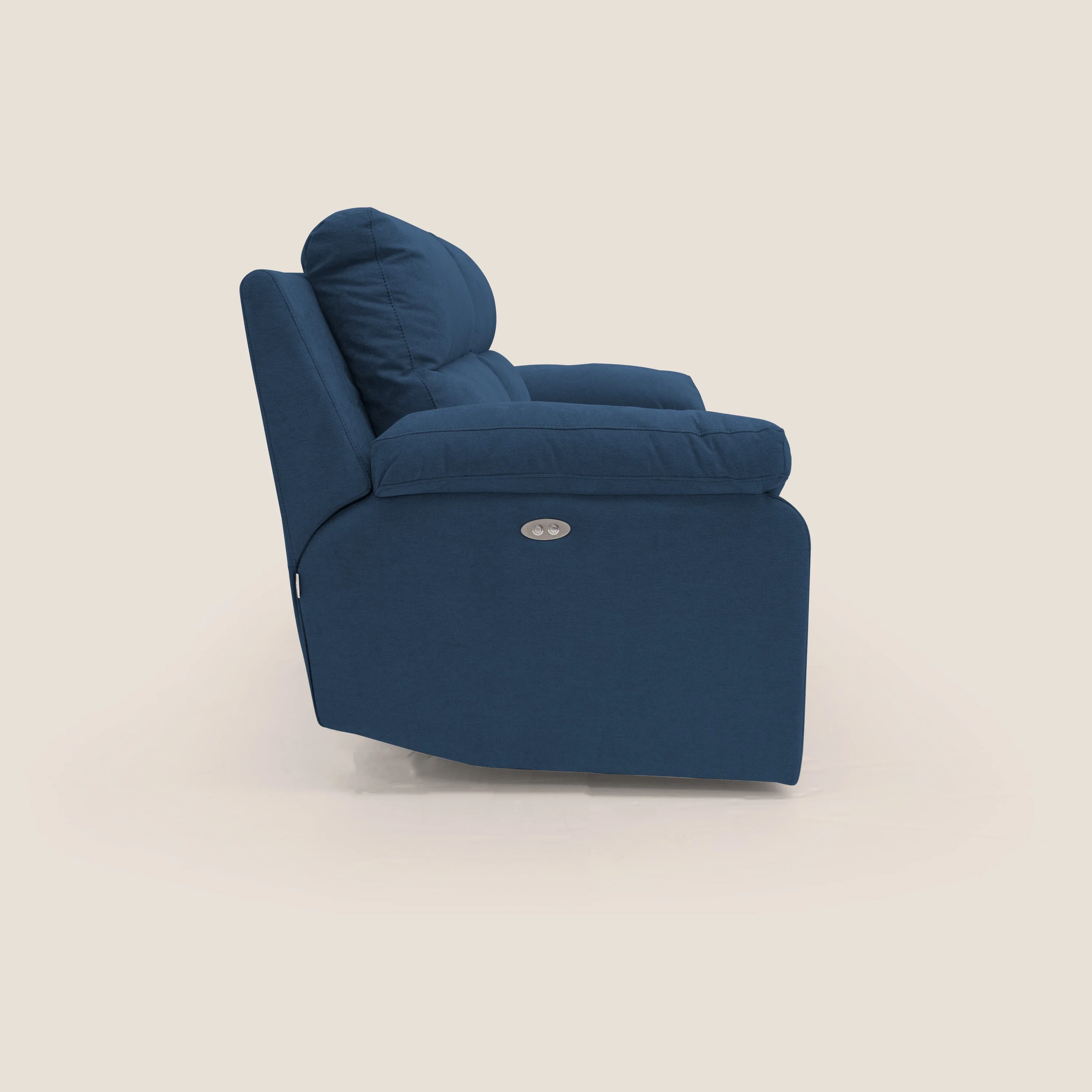Romeo Canapé avec relax électrique en tissu doux imperméable T02 bleu - Image 9