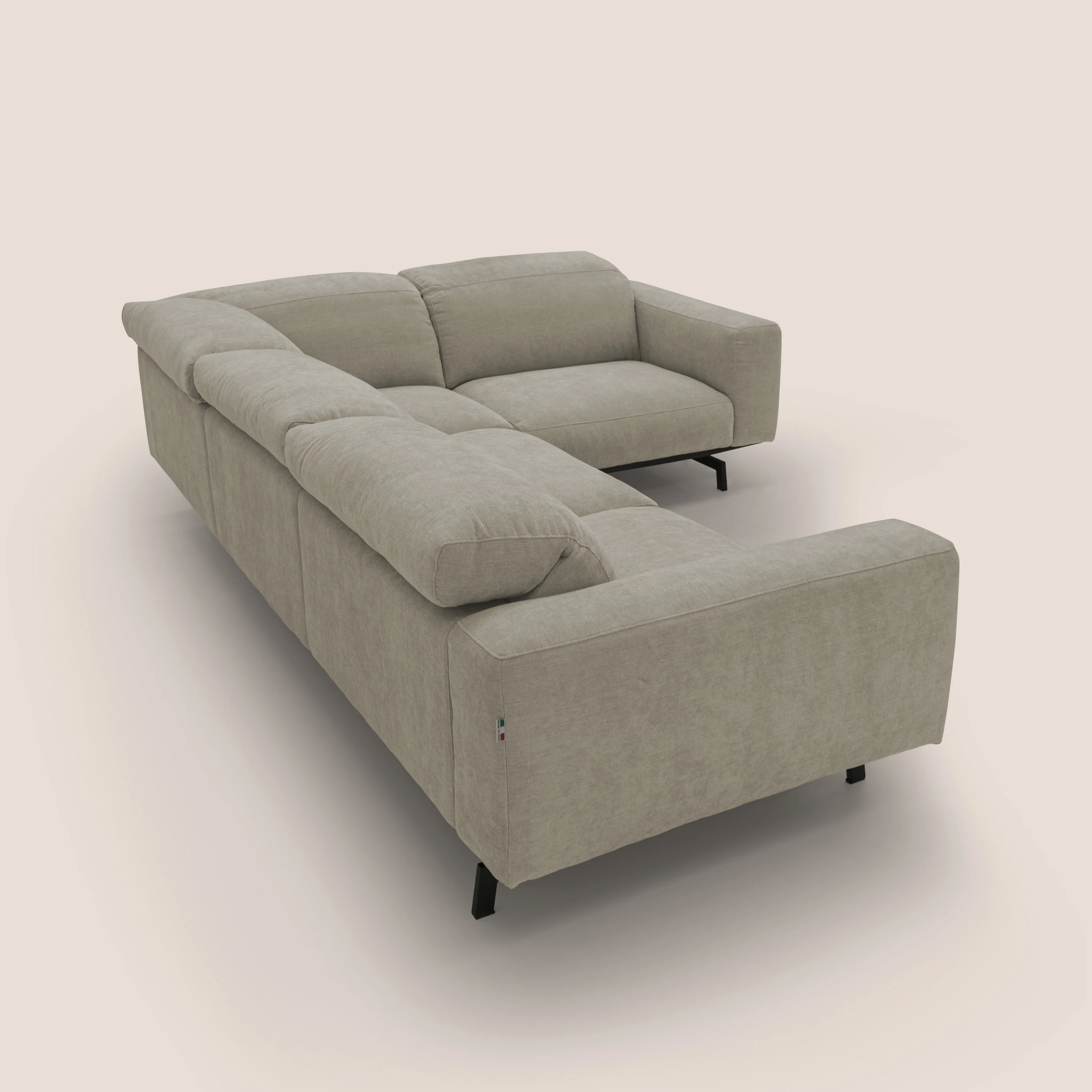 Sakura Canapé d'angle RÉVERSIBLE et modulable en tissu doux et imperméable T14 Taupe tortora - Image 10