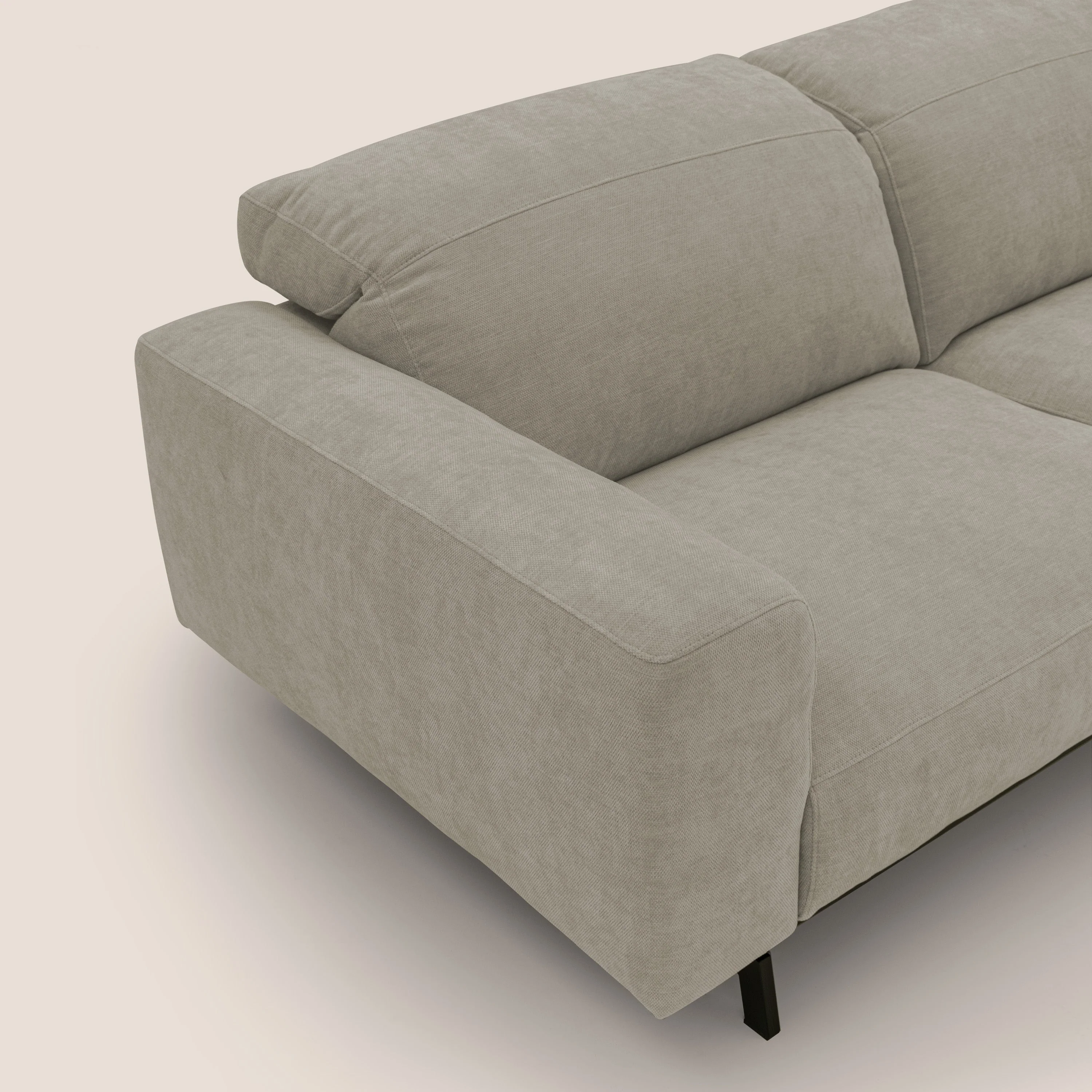Sakura Canapé d'angle RÉVERSIBLE et modulable en tissu doux et imperméable T14 Taupe tortora - Image 7