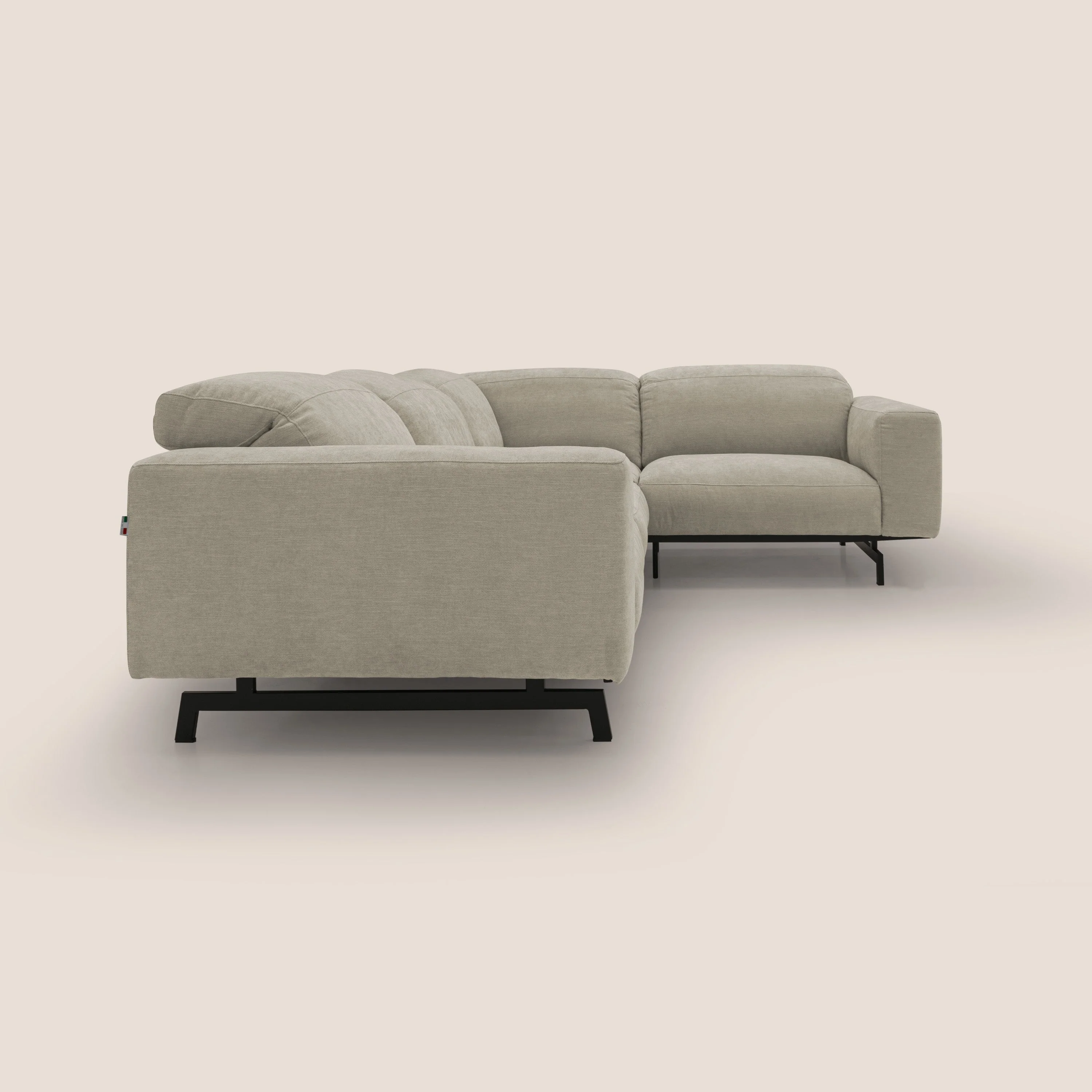Sakura Canapé d'angle RÉVERSIBLE et modulable en tissu doux et imperméable T14 Taupe tortora - Image 9