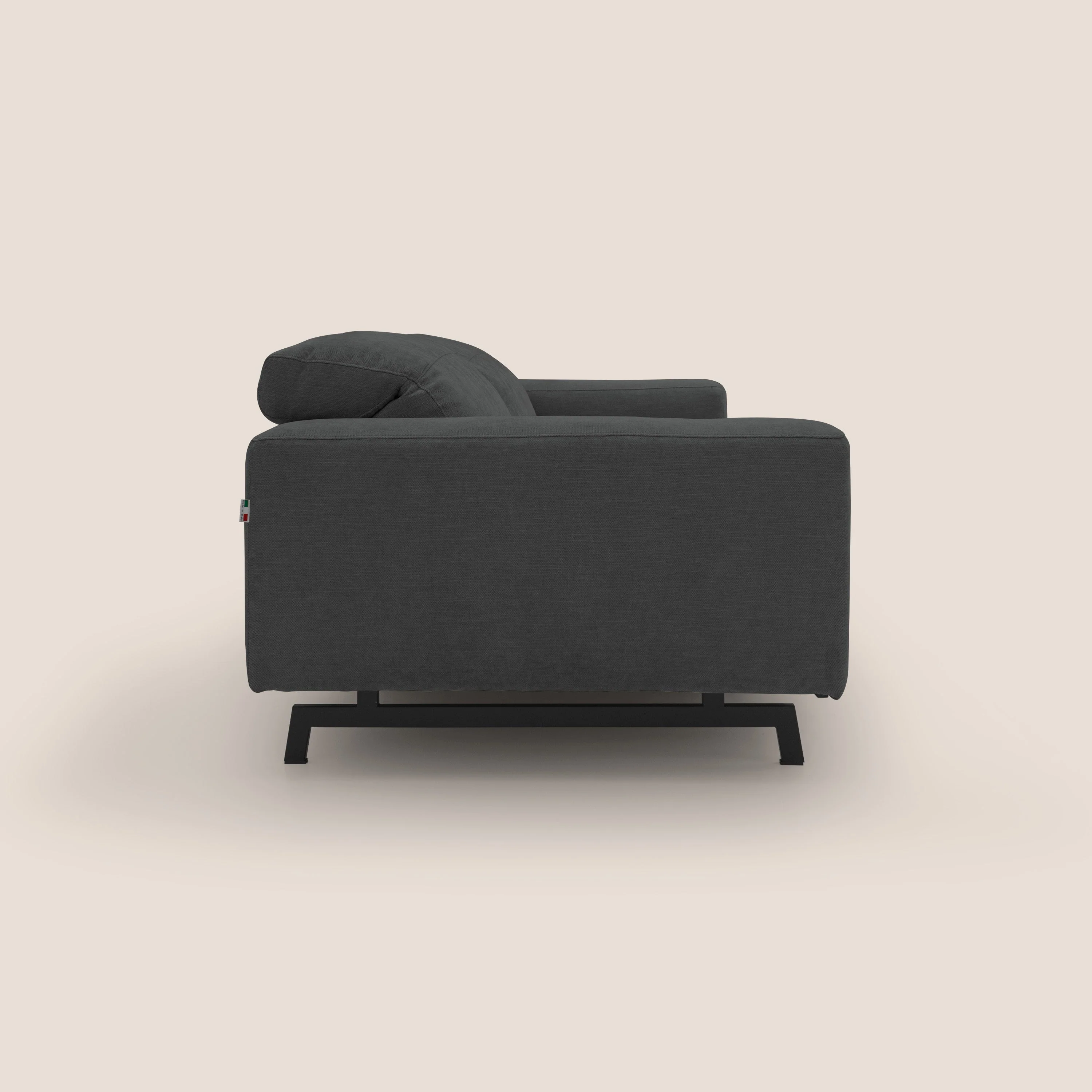 Sakura Canapé modulable en tissu flammé doux et imperméable T14 anthracite - Image 10