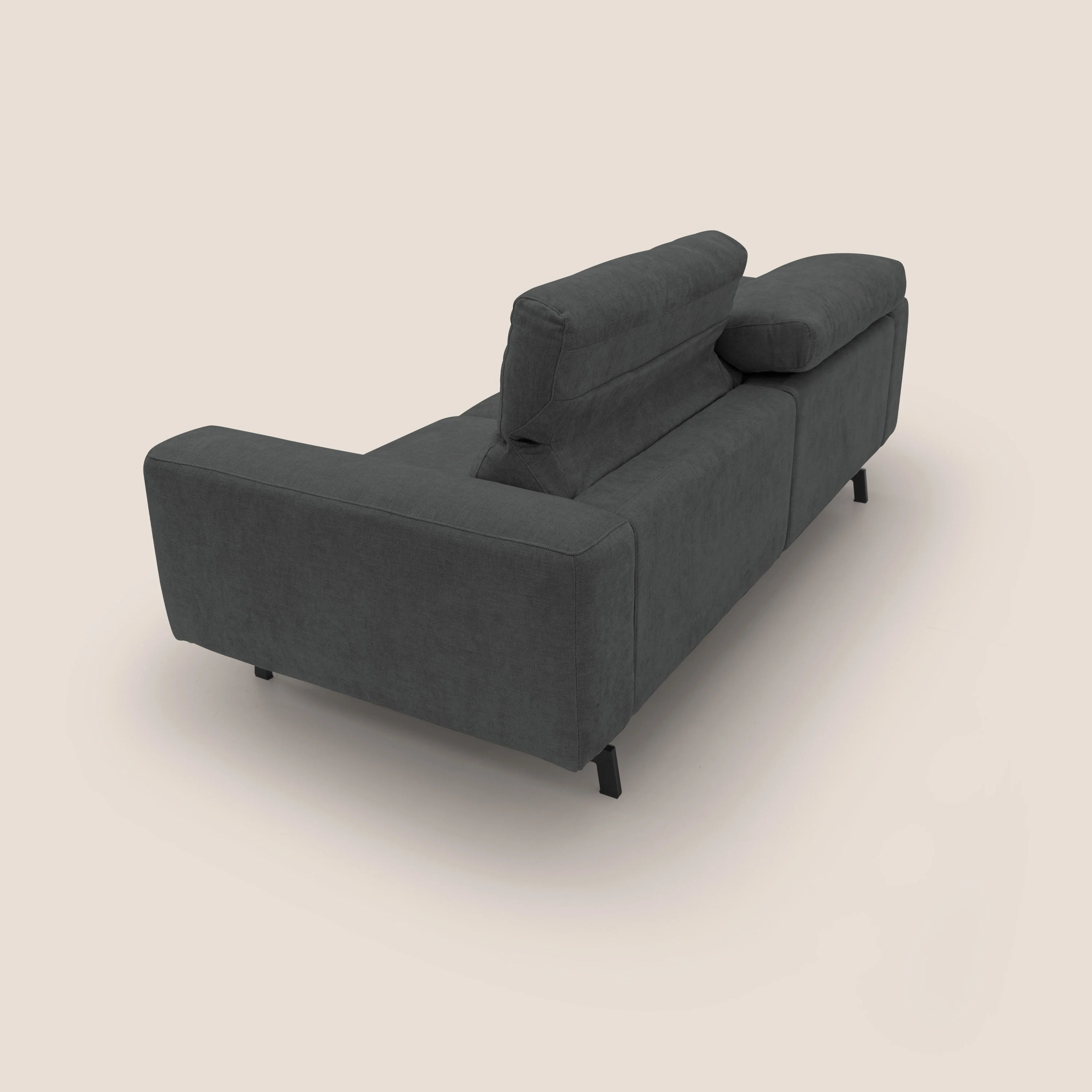 Sakura Canapé modulable en tissu flammé doux et imperméable T14 anthracite - Image 11