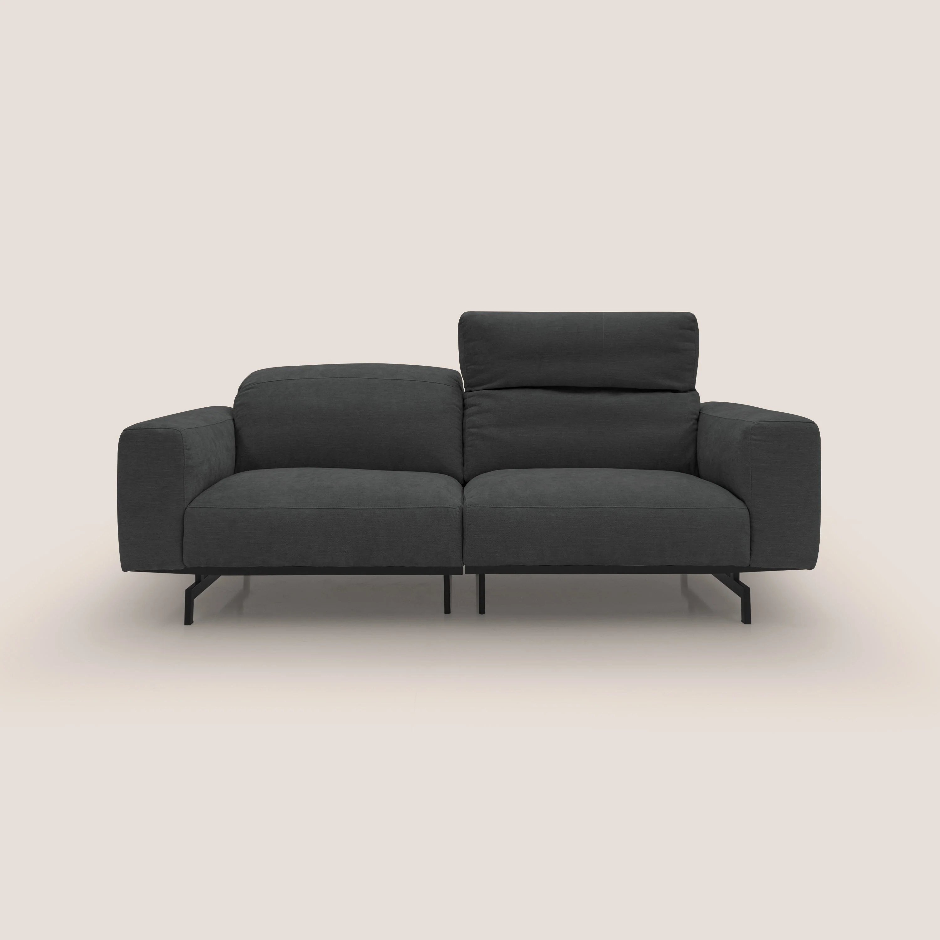 Sakura Canapé modulable en tissu flammé doux et imperméable T14 anthracite - Image 5