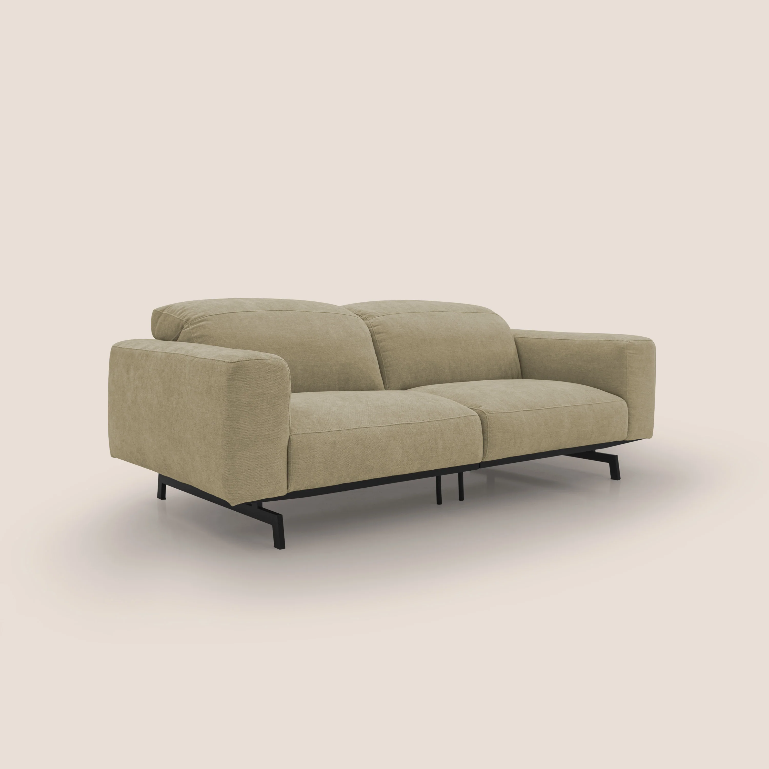 Sakura Canapé modulable en tissu flammé doux et imperméable T14 beige - Image 6