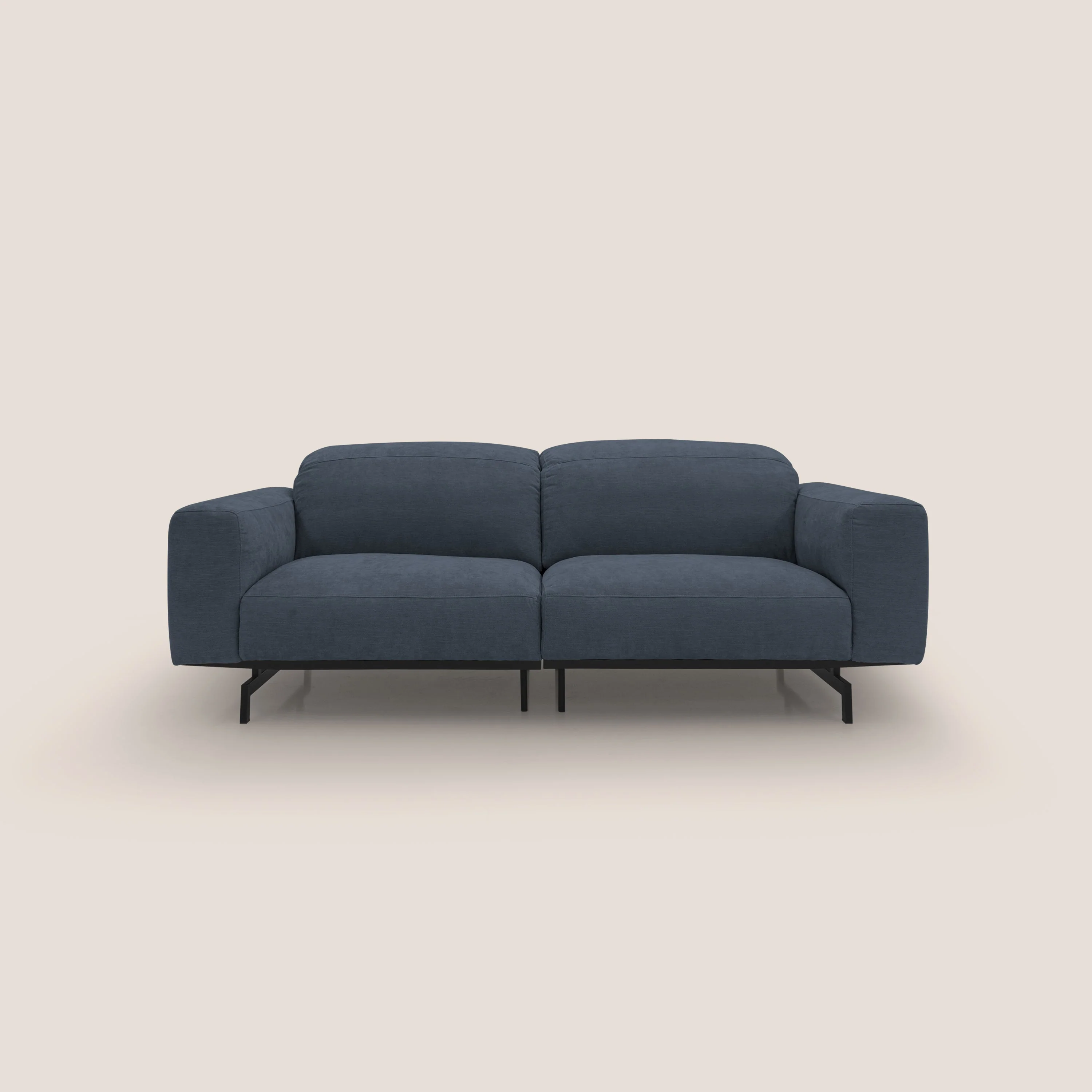 Sakura Canapé modulable en tissu flammé doux et imperméable T14 bleu
