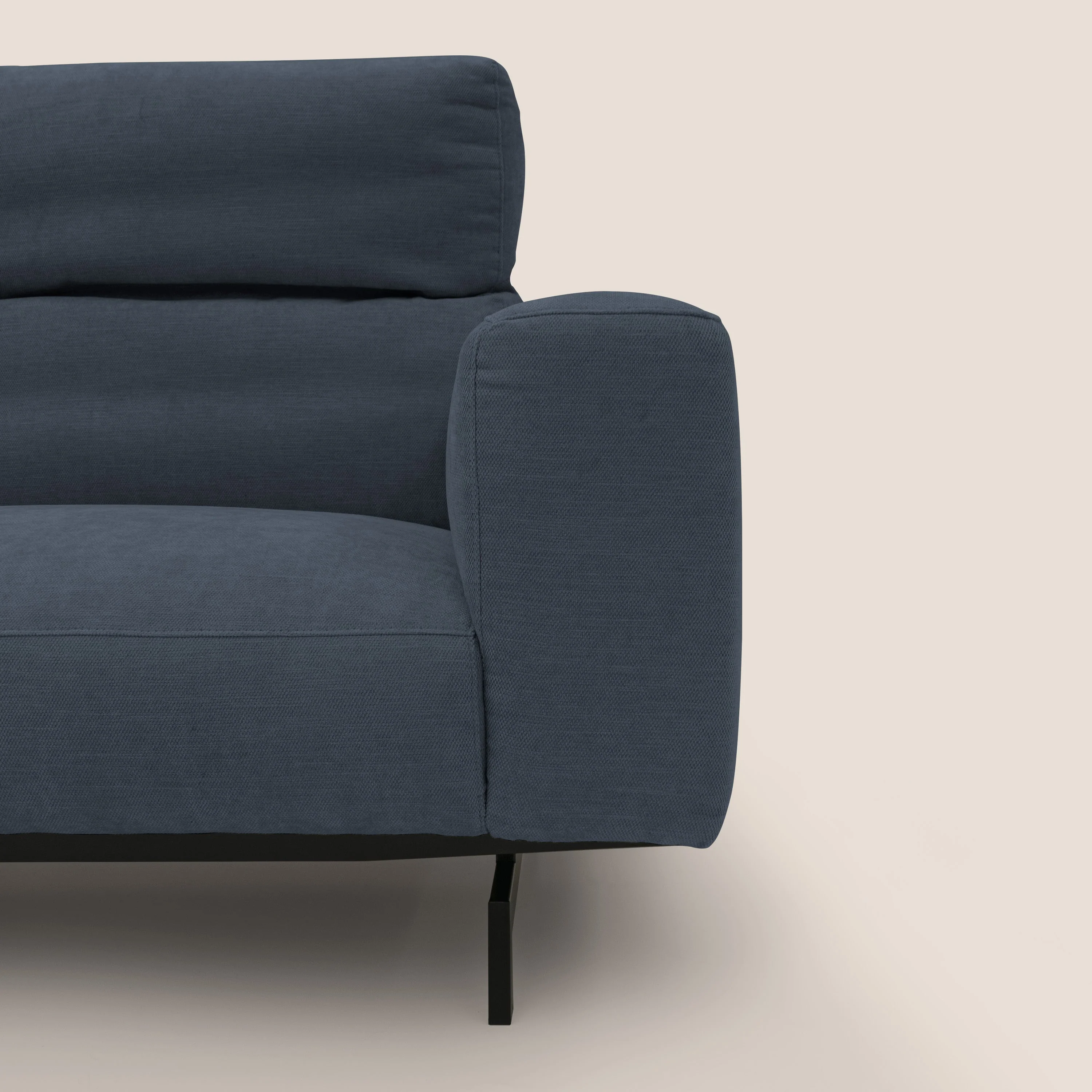 Sakura Canapé modulable en tissu flammé doux et imperméable T14 bleu - Image 4