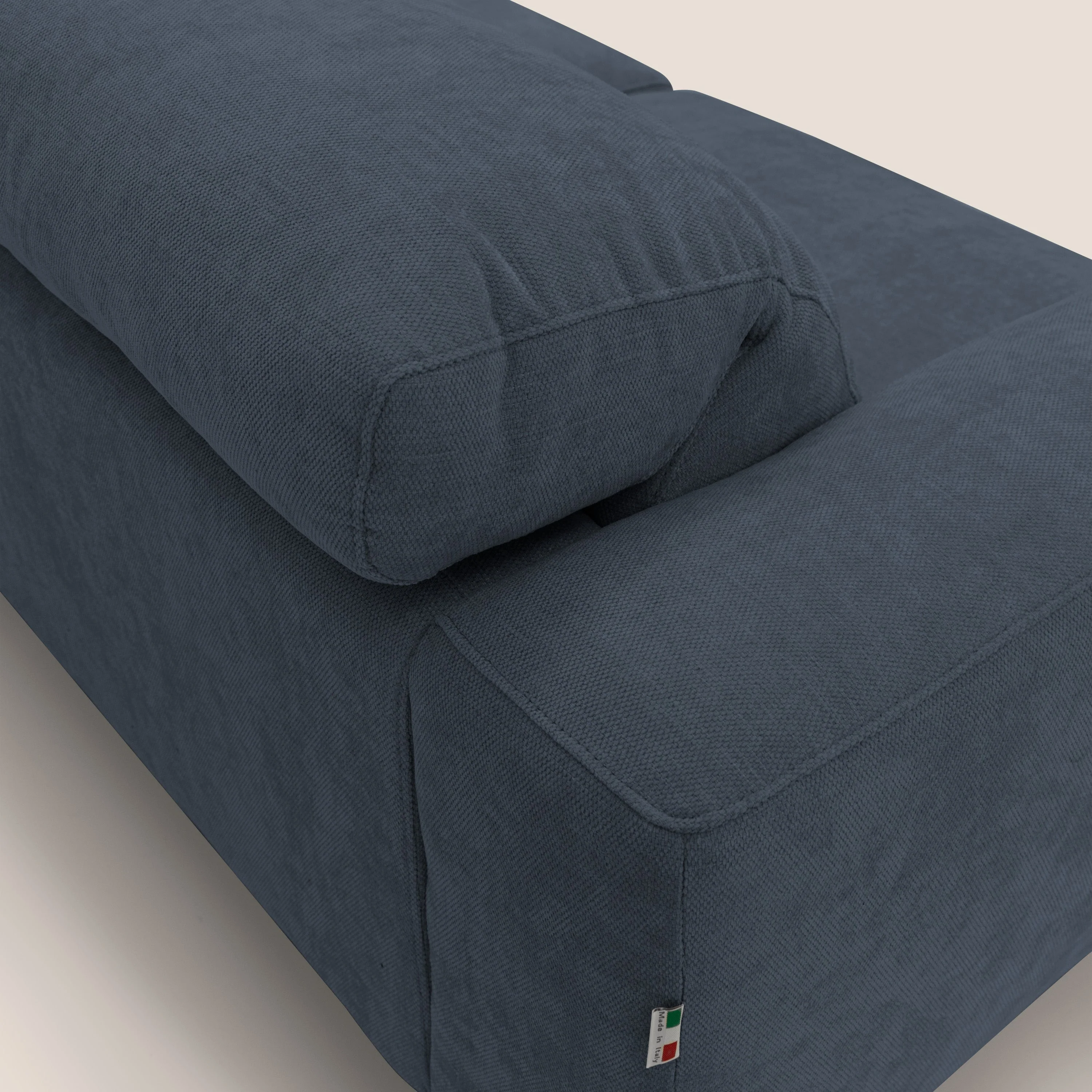 Sakura Canapé modulable en tissu flammé doux et imperméable T14 bleu - Image 8
