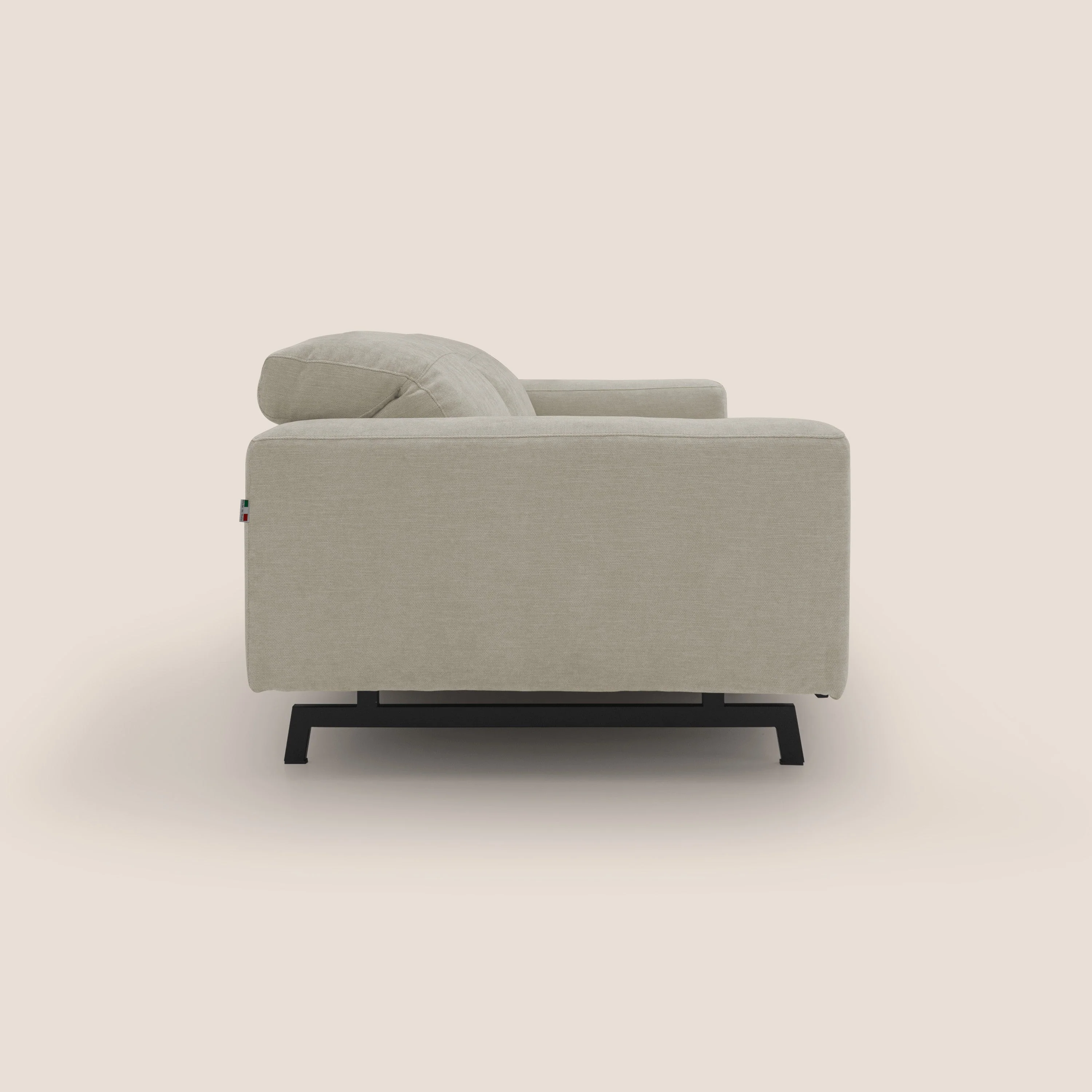 Sakura Canapé modulable en tissu flammé doux et imperméable T14 crème - Image 10
